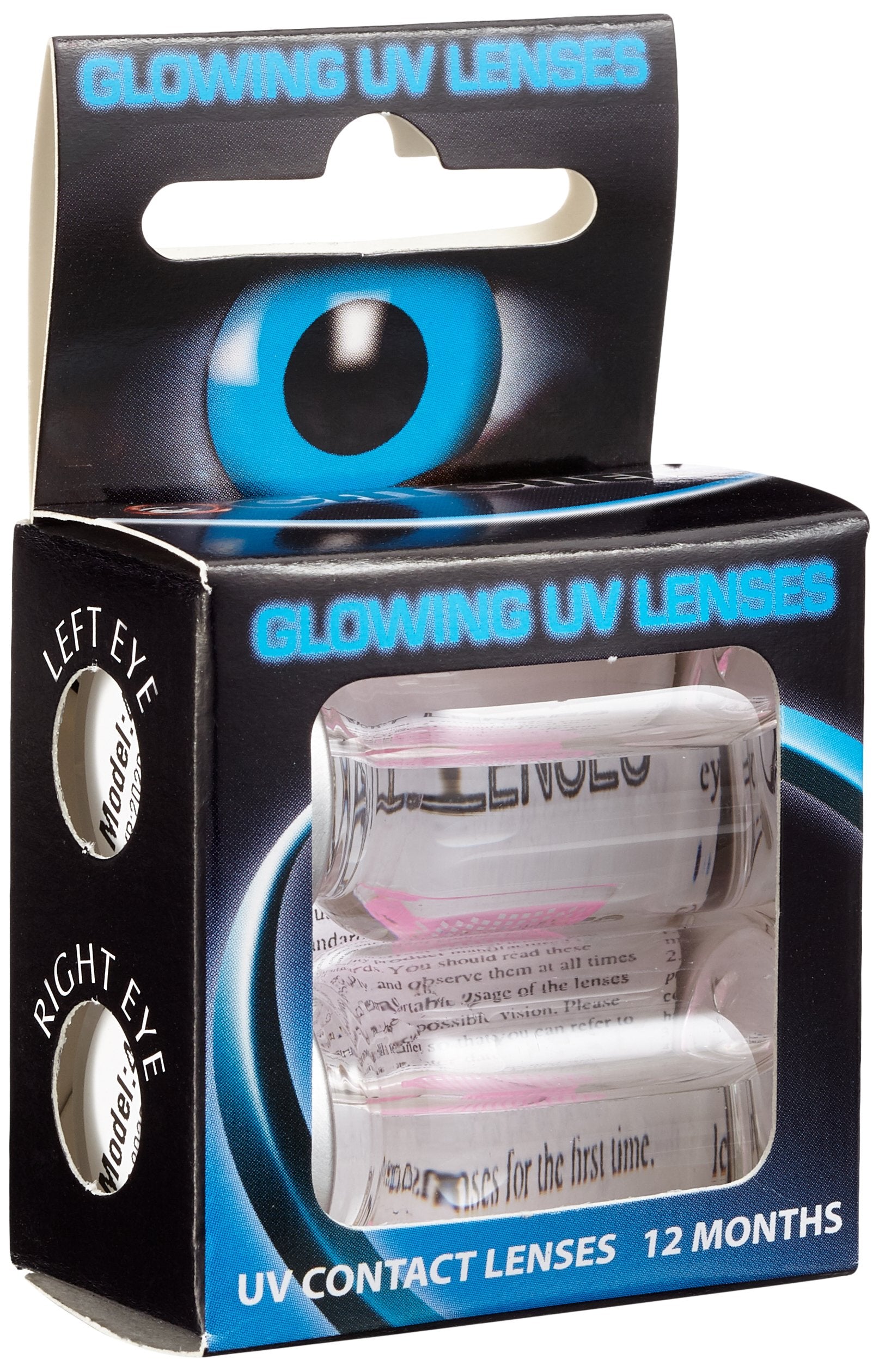 Zoelibat Eyecatcher UV 12 Monthly Contact Lenses Flash Pink Screen 16