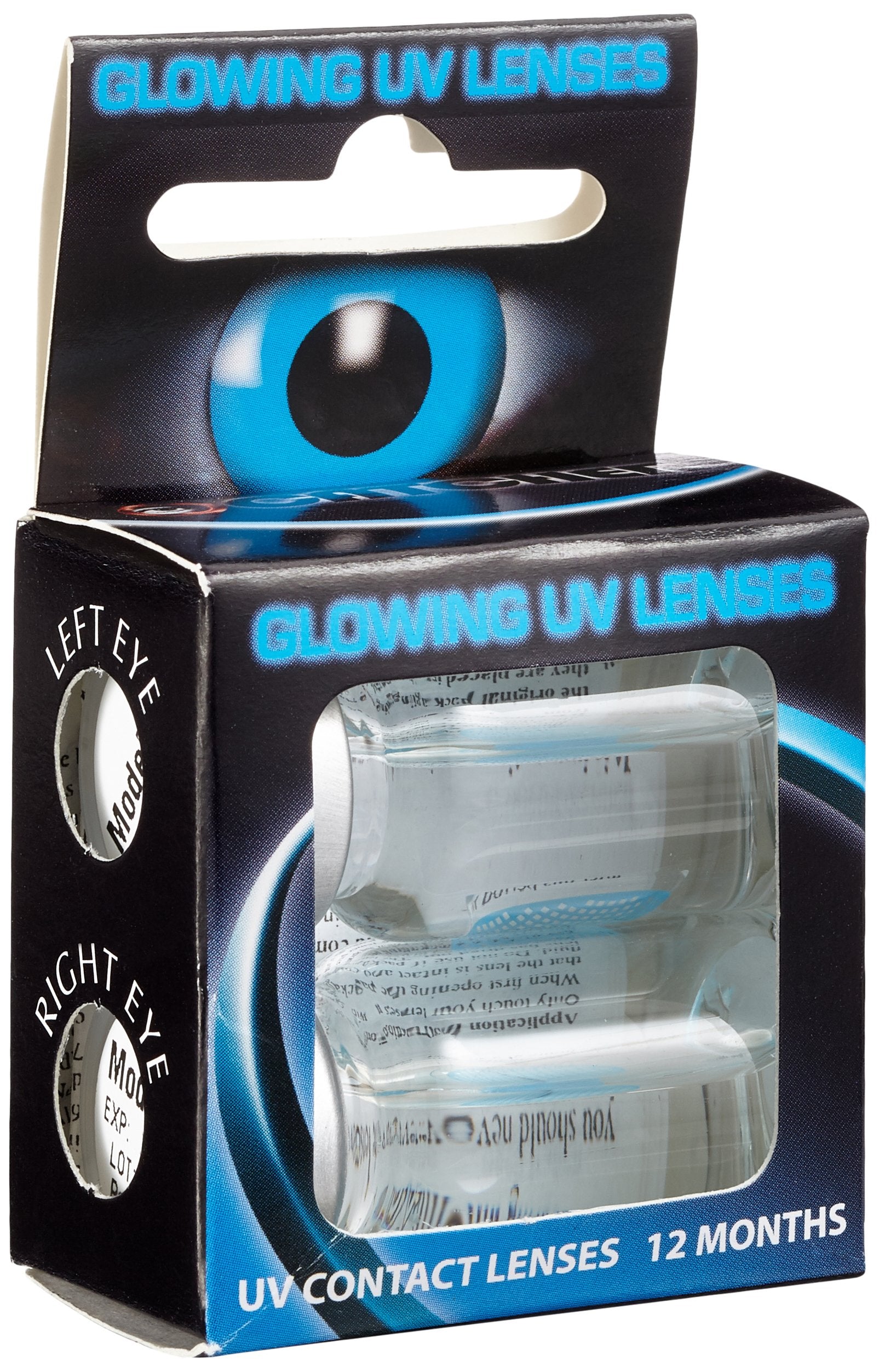 Zoelibat Eyecatcher UV 12 Monthly Contact Lenses Flash Blue Screen 13