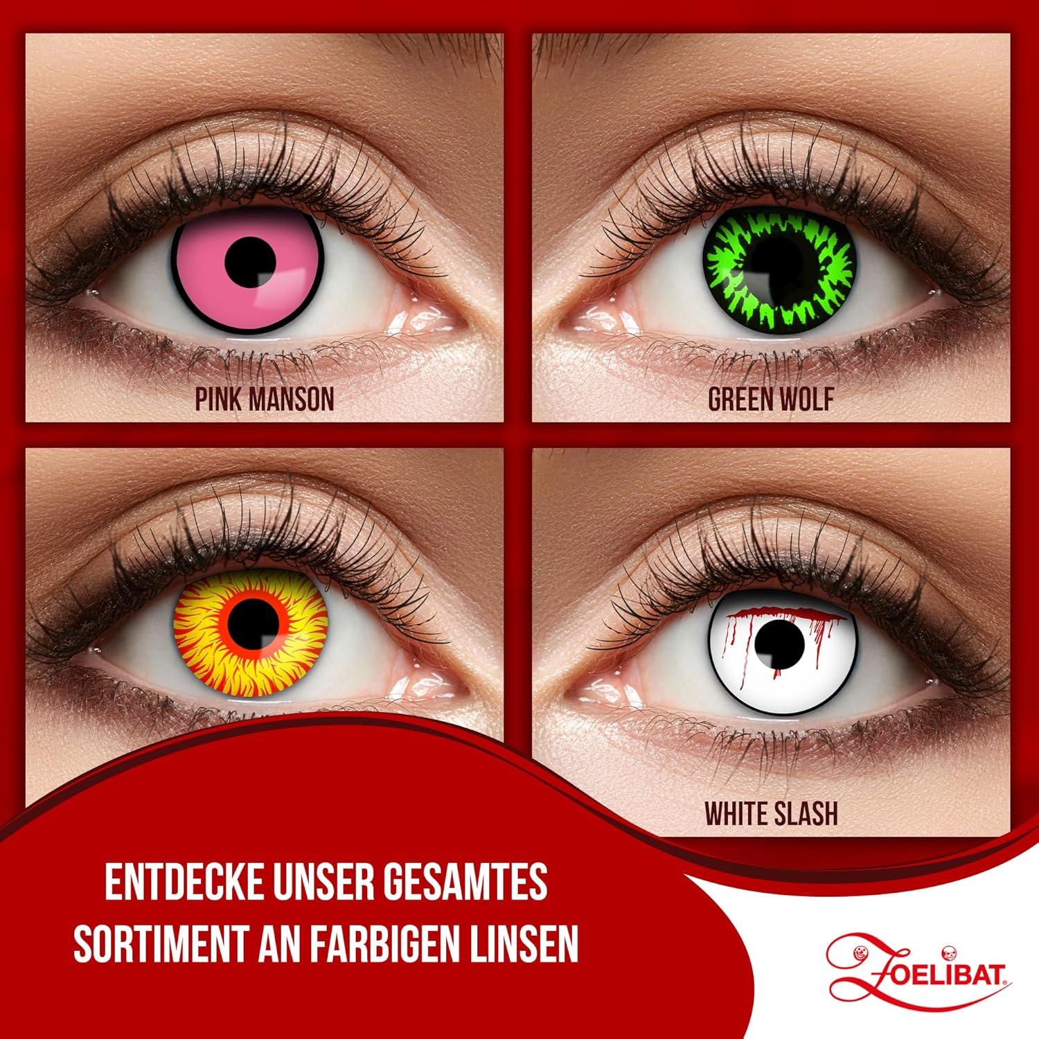 Zoelibat Eyecatcher 12 Monats-Kontaktlinsen Sun 14