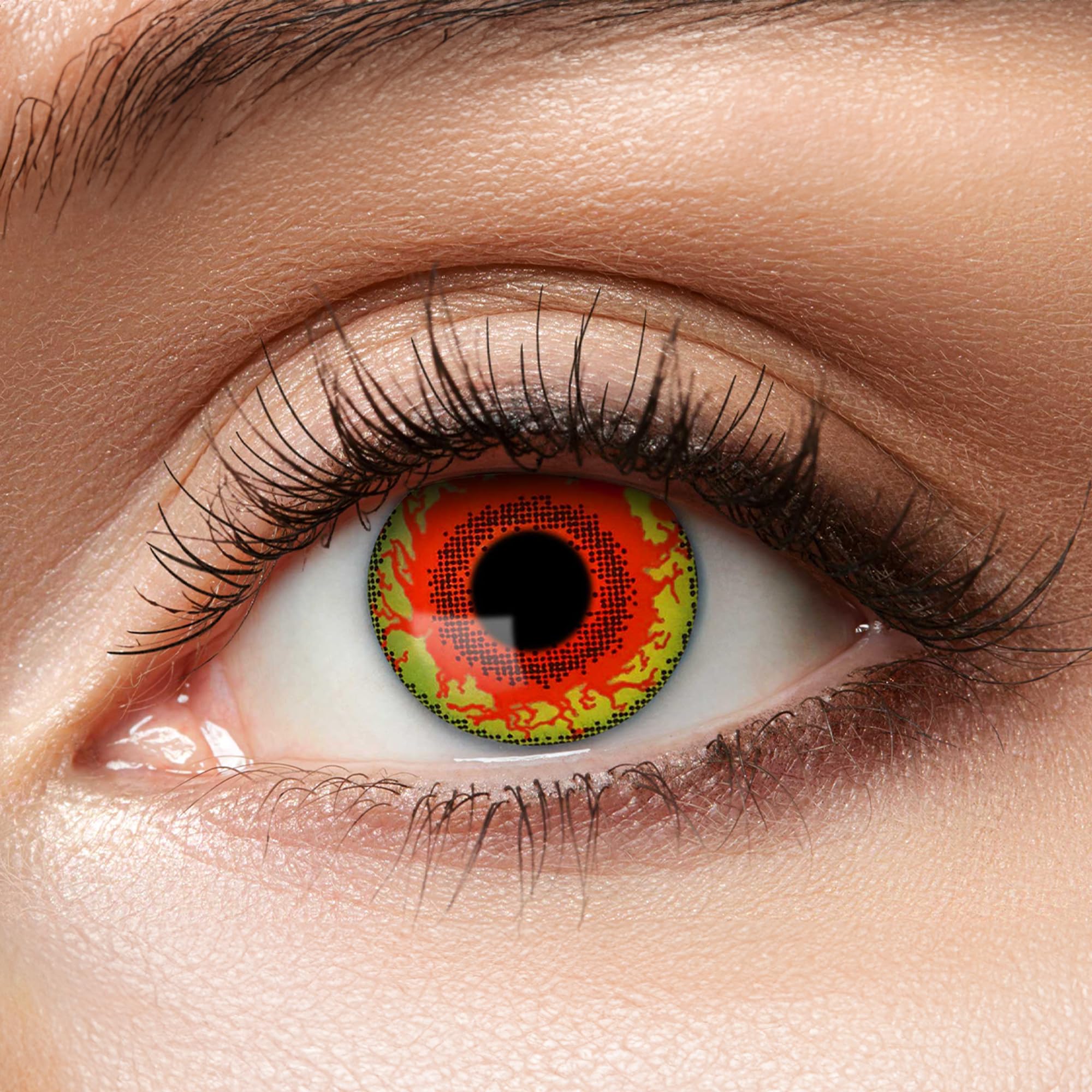 Zoelibat Eyecatcher 12-month contact lenses Red Monster 9