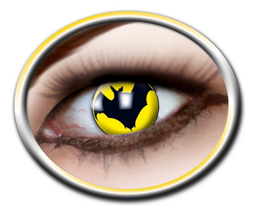 Zoelibat Eyecatcher 12-month contact lenses Yellow Bat 8
