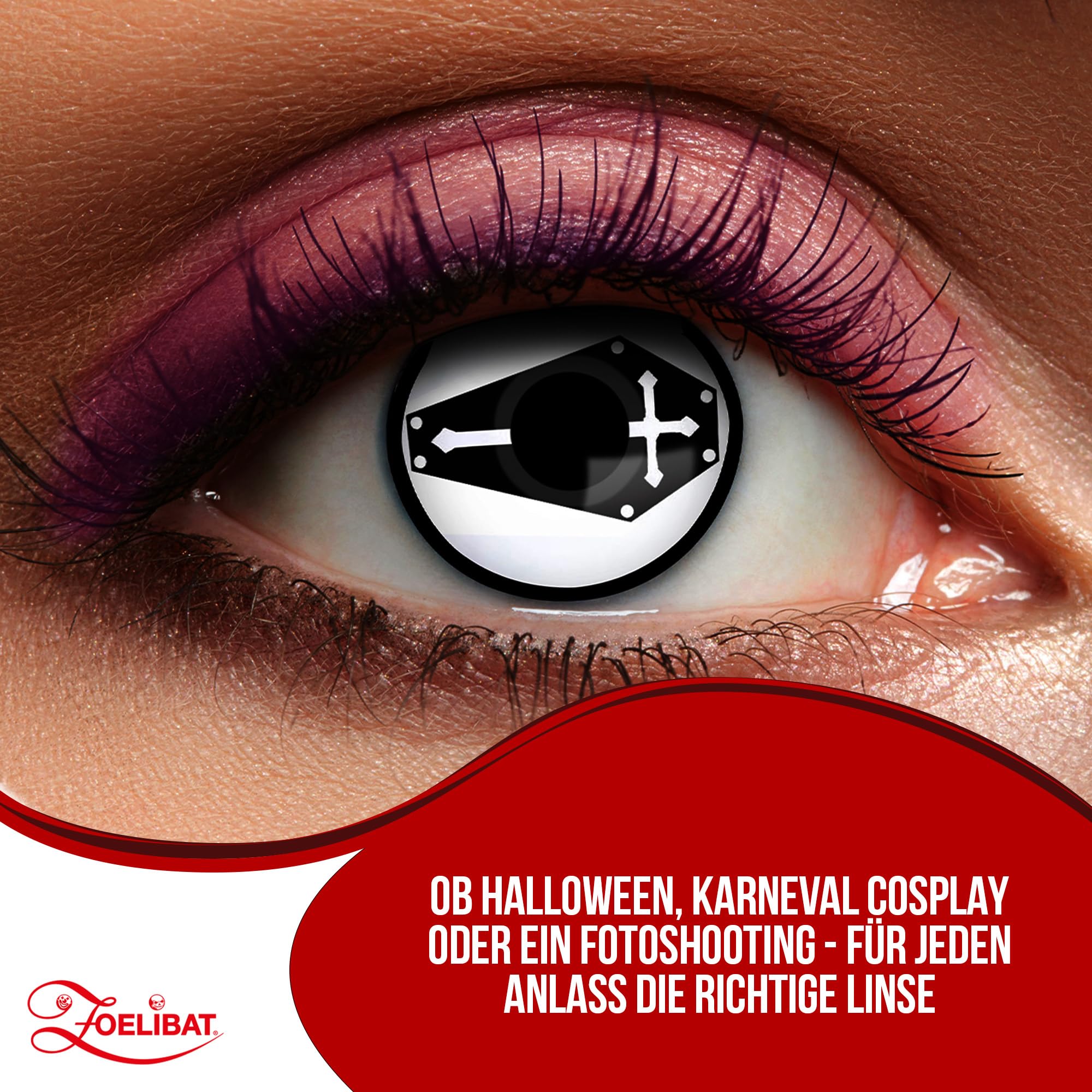 Zoelibat Eyecatcher 12-month contact lenses Coffin 13