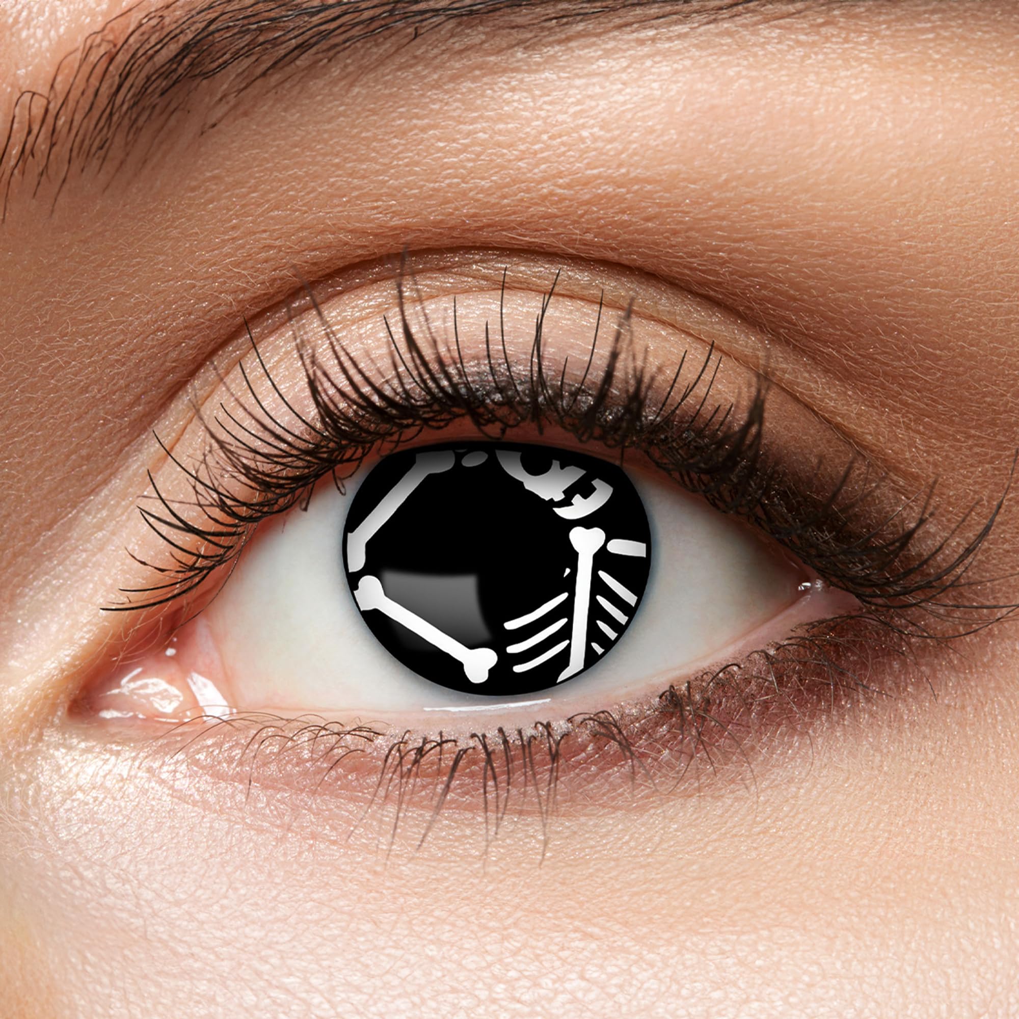 Zoelibat Eyecatcher 12-month contact lenses Skeleton 7
