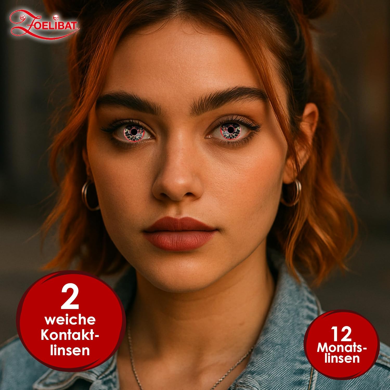 Zoelibat Eyecatcher 12-month contact lenses Dark Dream 9