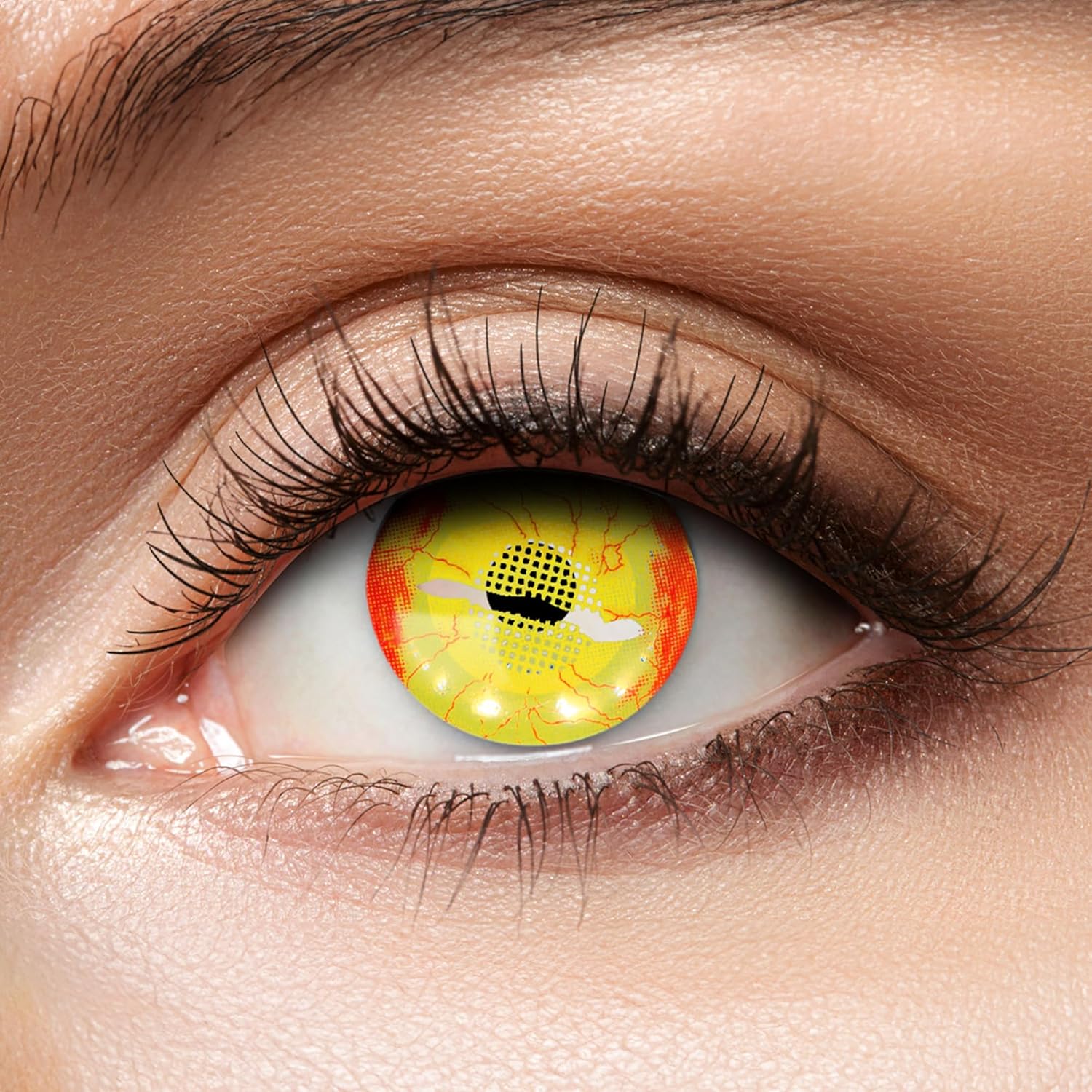 Zoelibat Eyecatcher 12-month contact lenses Fireball 8