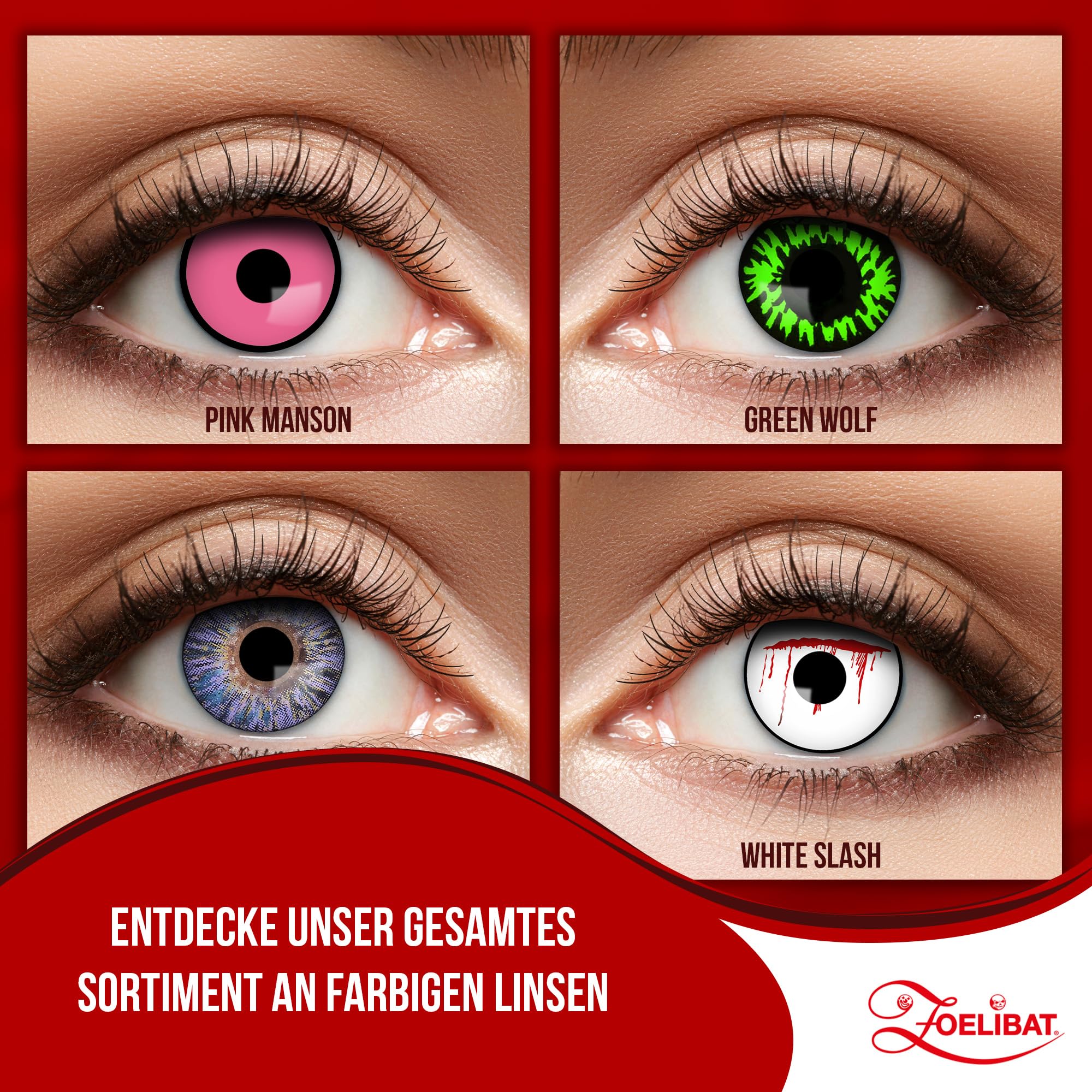 Zoelibat Eyecatcher Natürliche 12 Monats-Kontaktlinsen Tone 48 14