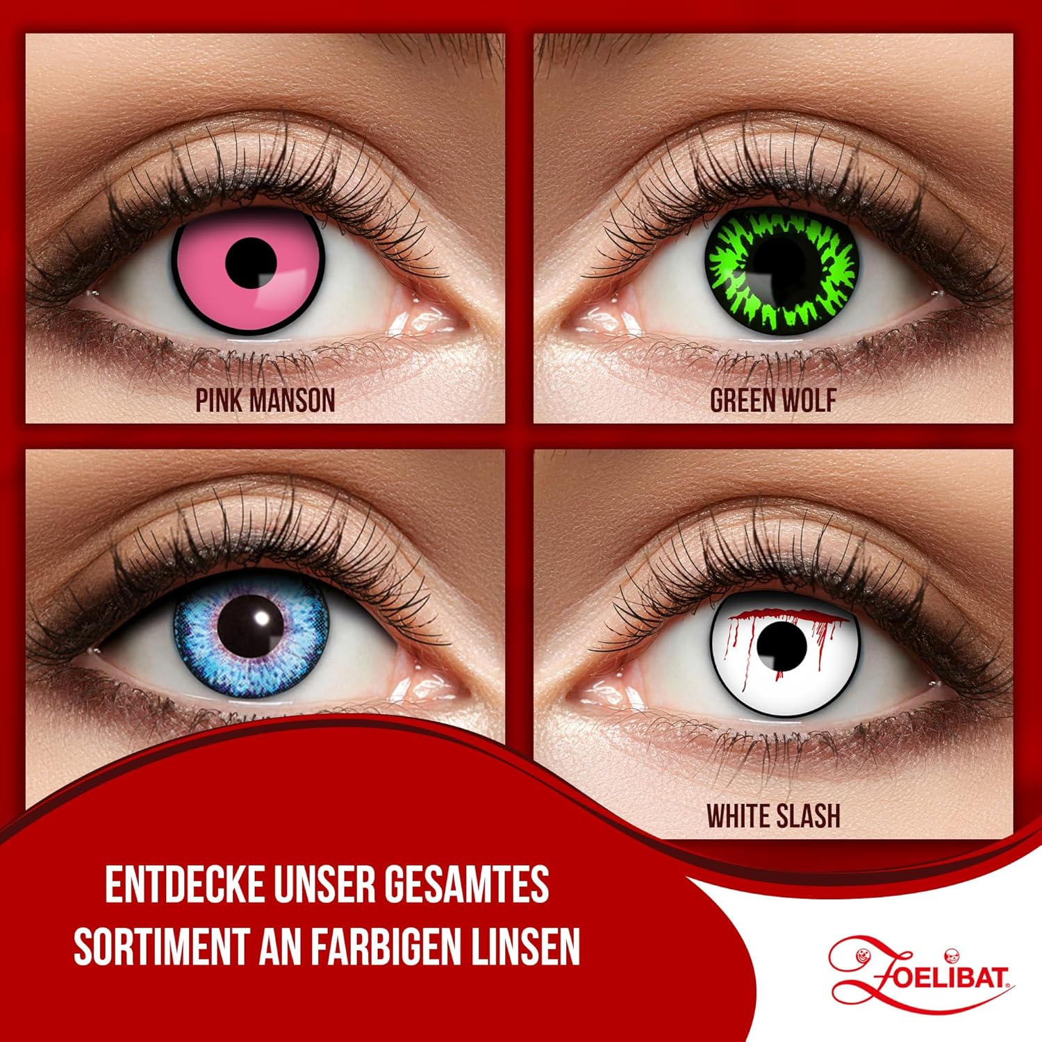 Zoelibat Eyecatcher Natürliche 12 Monats-Kontaktlinsen Tone 80 14