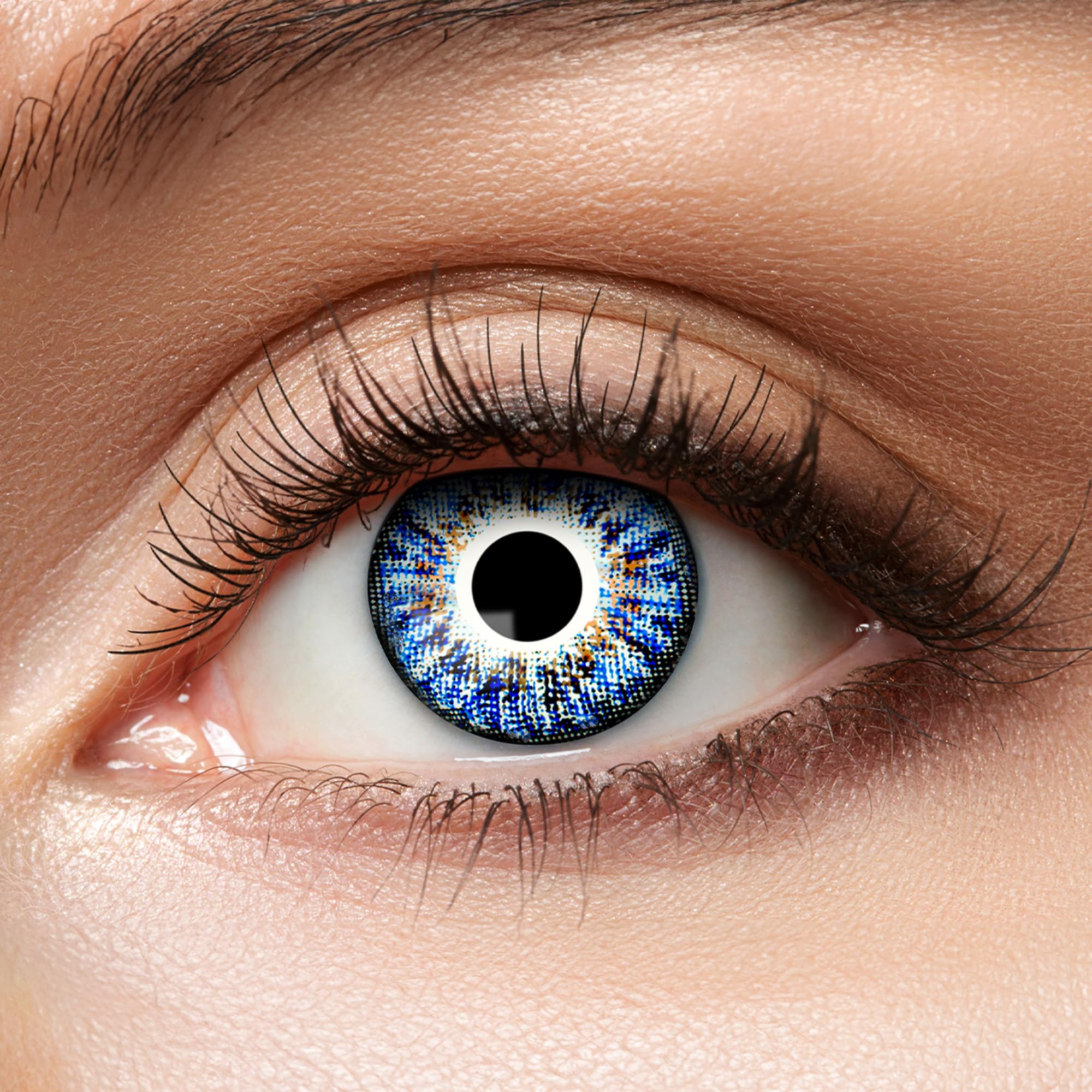 Zoelibat Eyecatcher Natürliche 12 Monats-Kontaktlinsen Blue 8