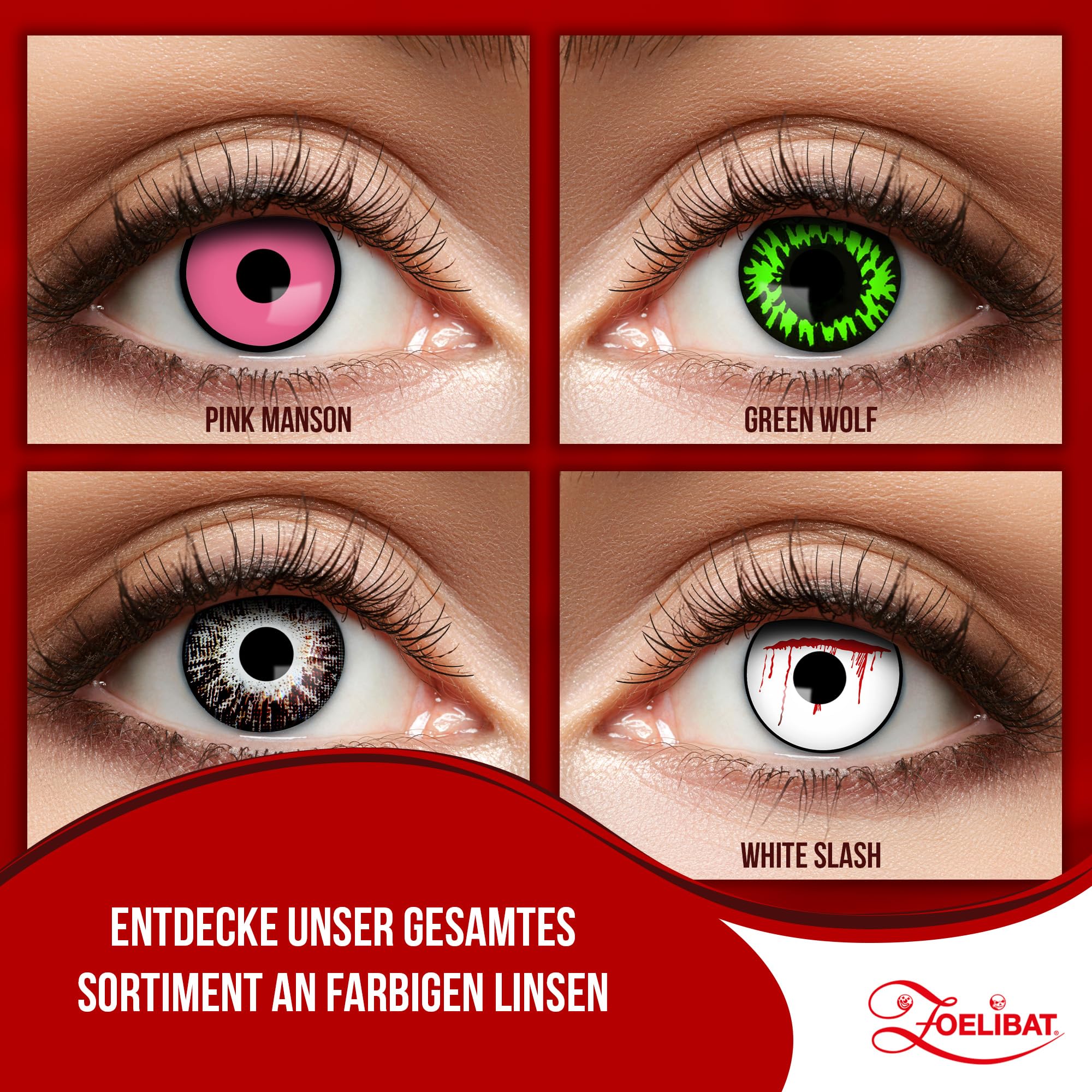 Zoelibat Eyecatcher Natürliche 12 Monats-Kontaktlinsen Brown 14