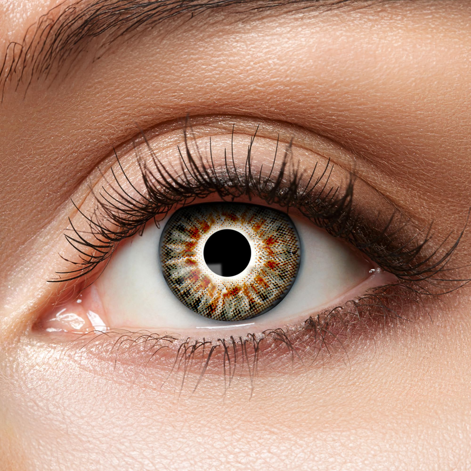 Zoelibat Eyecatcher Natürliche 12 Monats-Kontaktlinsen Grey 8