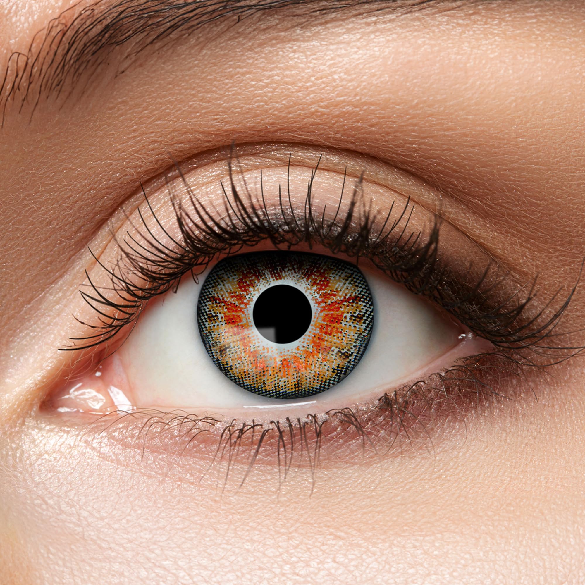 Zoelibat Eyecatcher Natürliche 12 Monats-Kontaktlinsen Honey 8