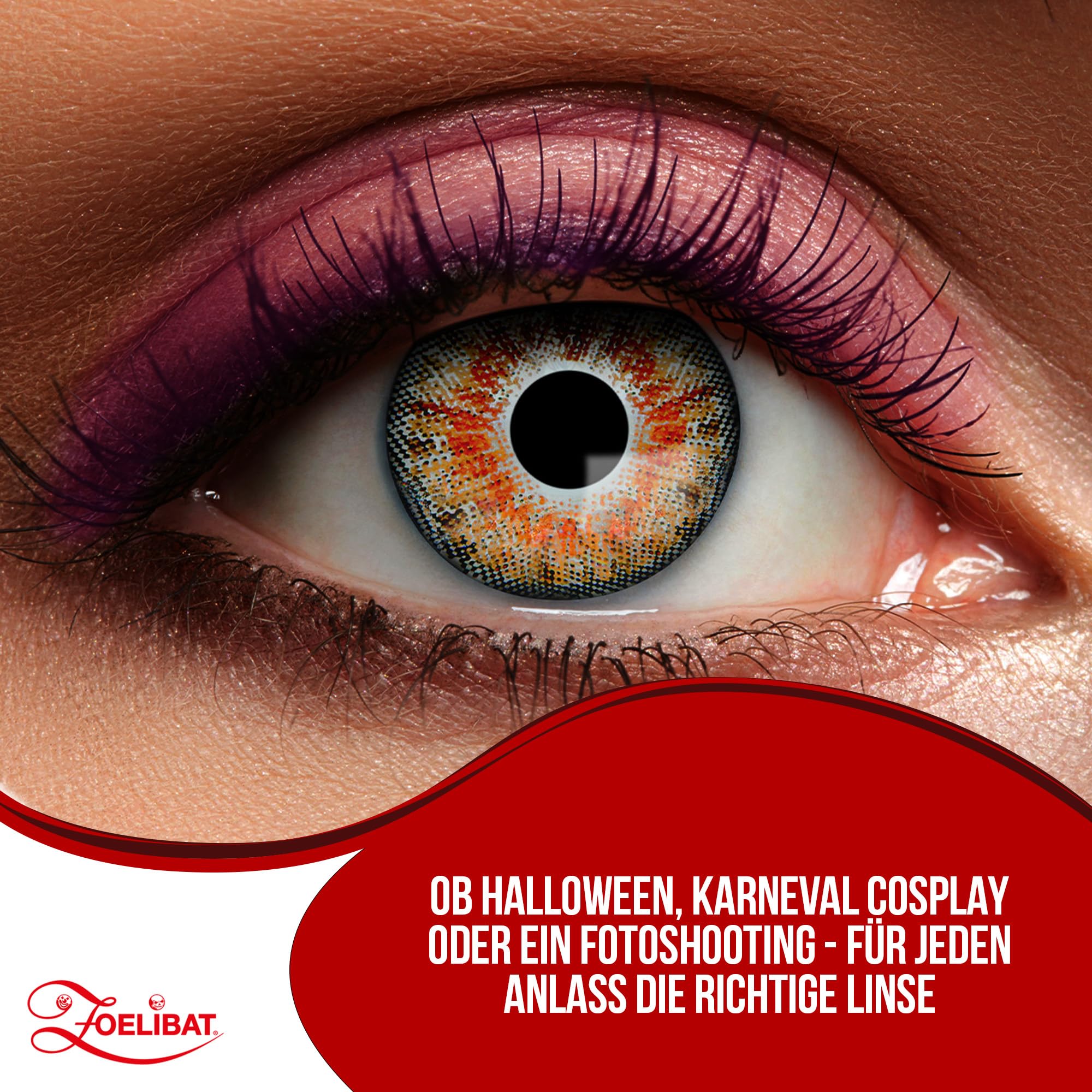 Zoelibat Eyecatcher Natürliche 12 Monats-Kontaktlinsen Honey 13