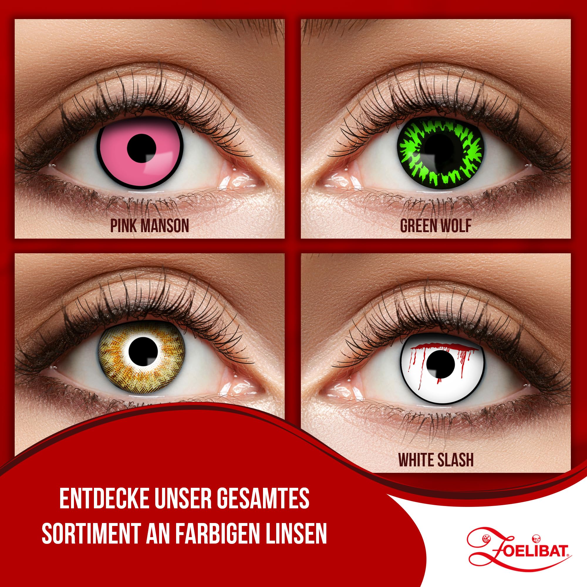 Zoelibat Eyecatcher Natürliche 12 Monats-Kontaktlinsen Pure Hazel 14