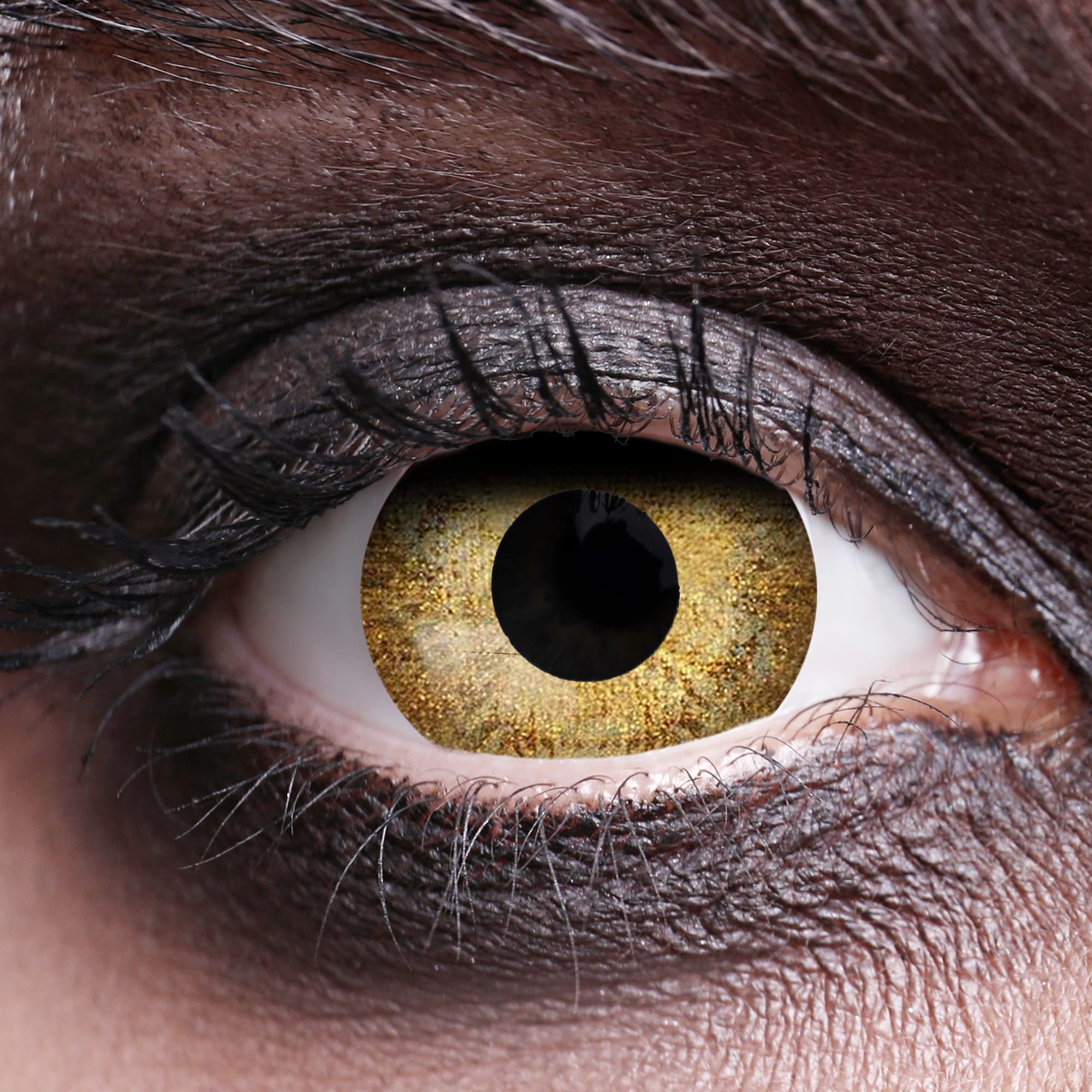 Zoelibat Eyecatcher 12 Monats-Kontaktlinsen Gold Sparkle 9