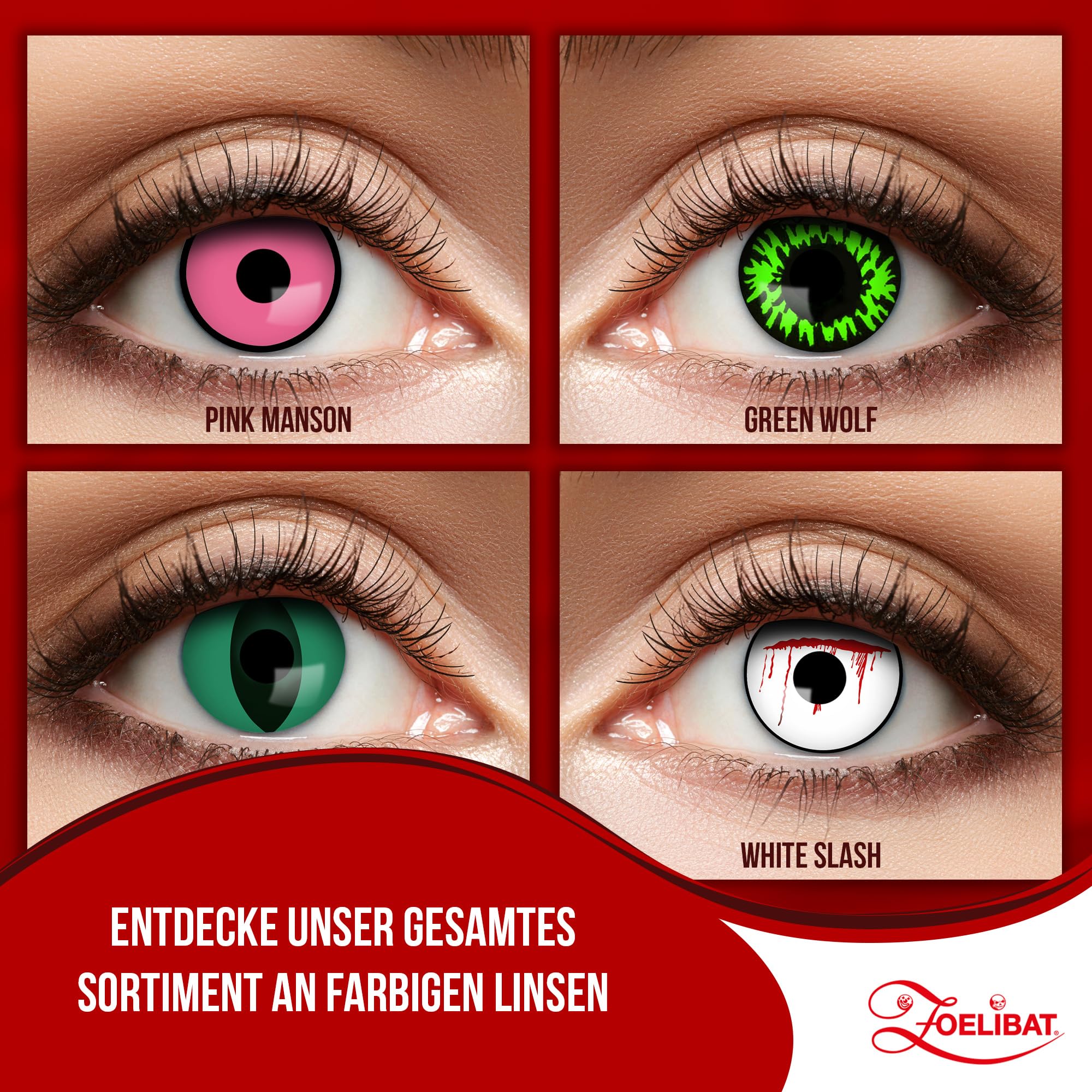 Zoelibat Eyecatcher 3-month contact lenses Anaconda 14