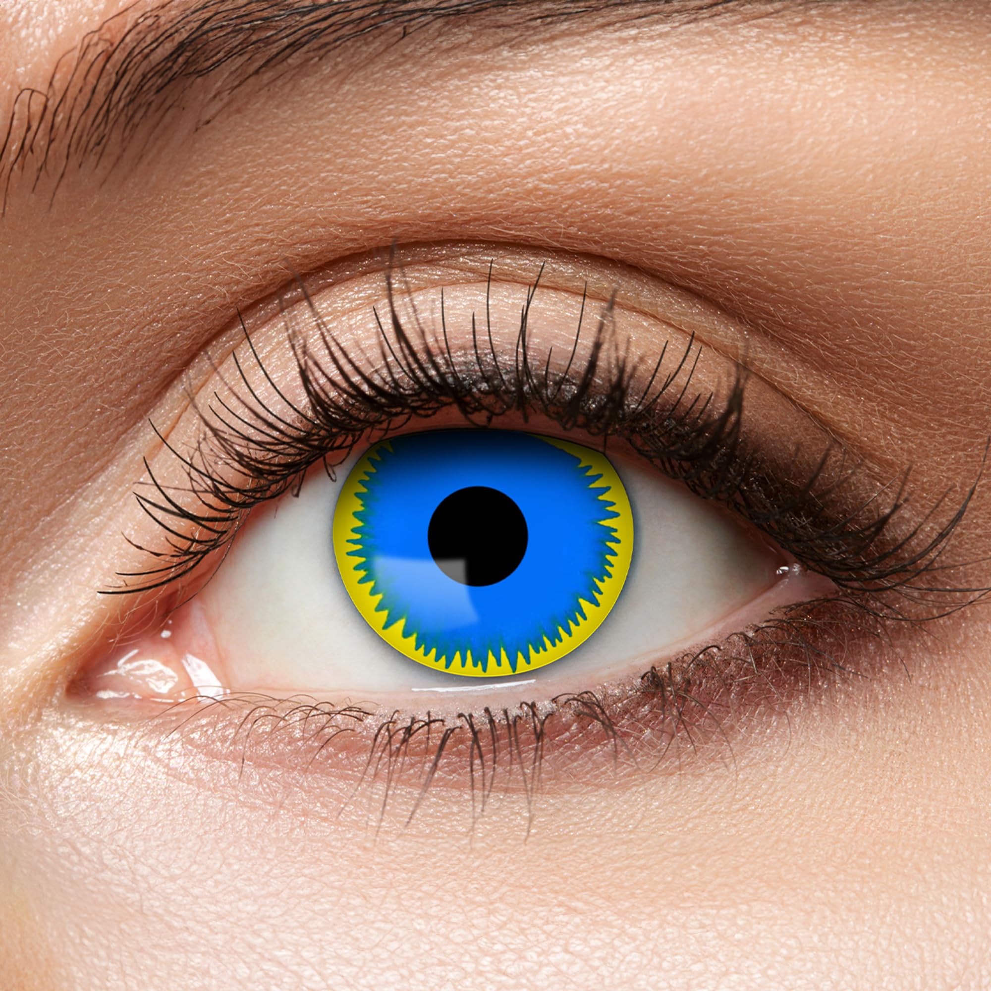 Zoelibat Eyecatcher 3-month contact lenses Blue Sun 9