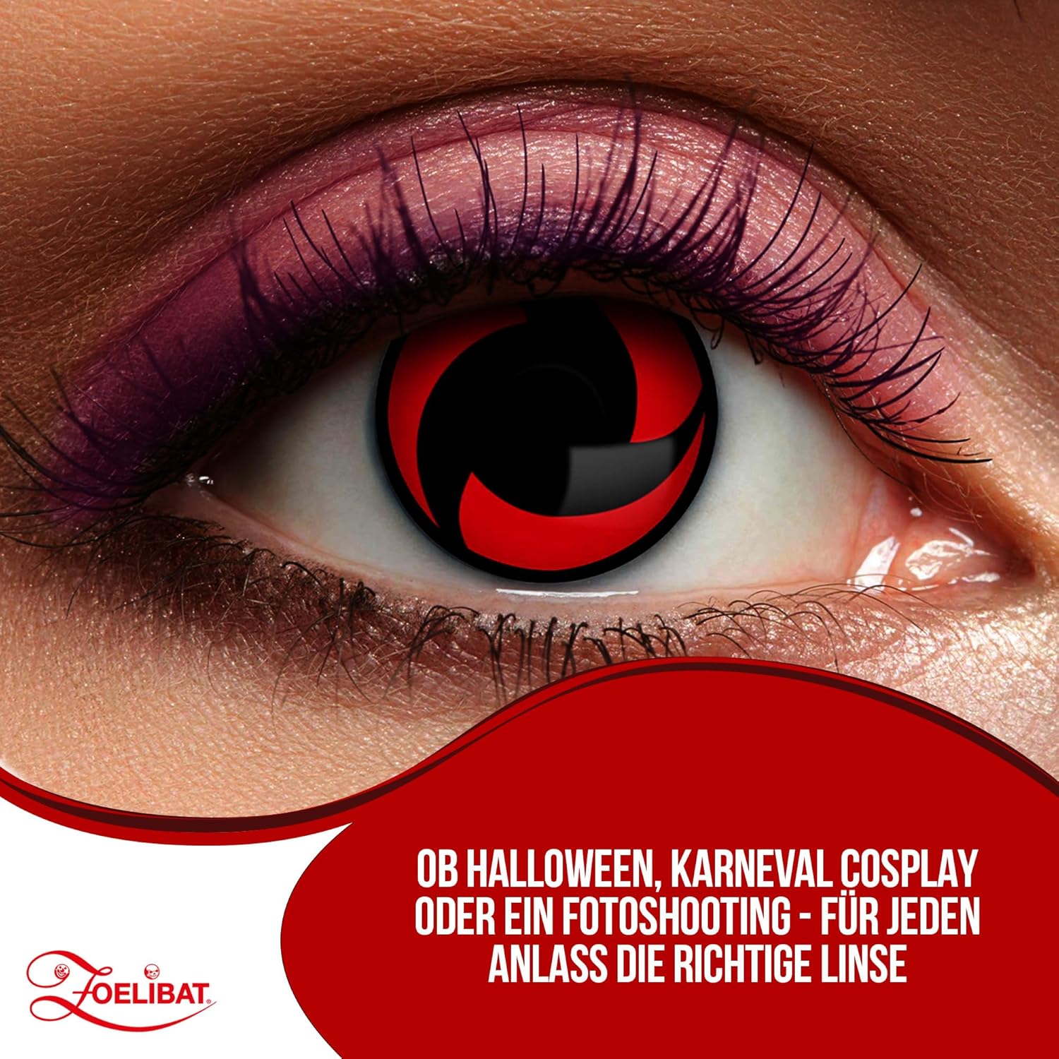 Zoelibat Eyecatcher 3-month contact lenses Mangekyo Sharingan 13