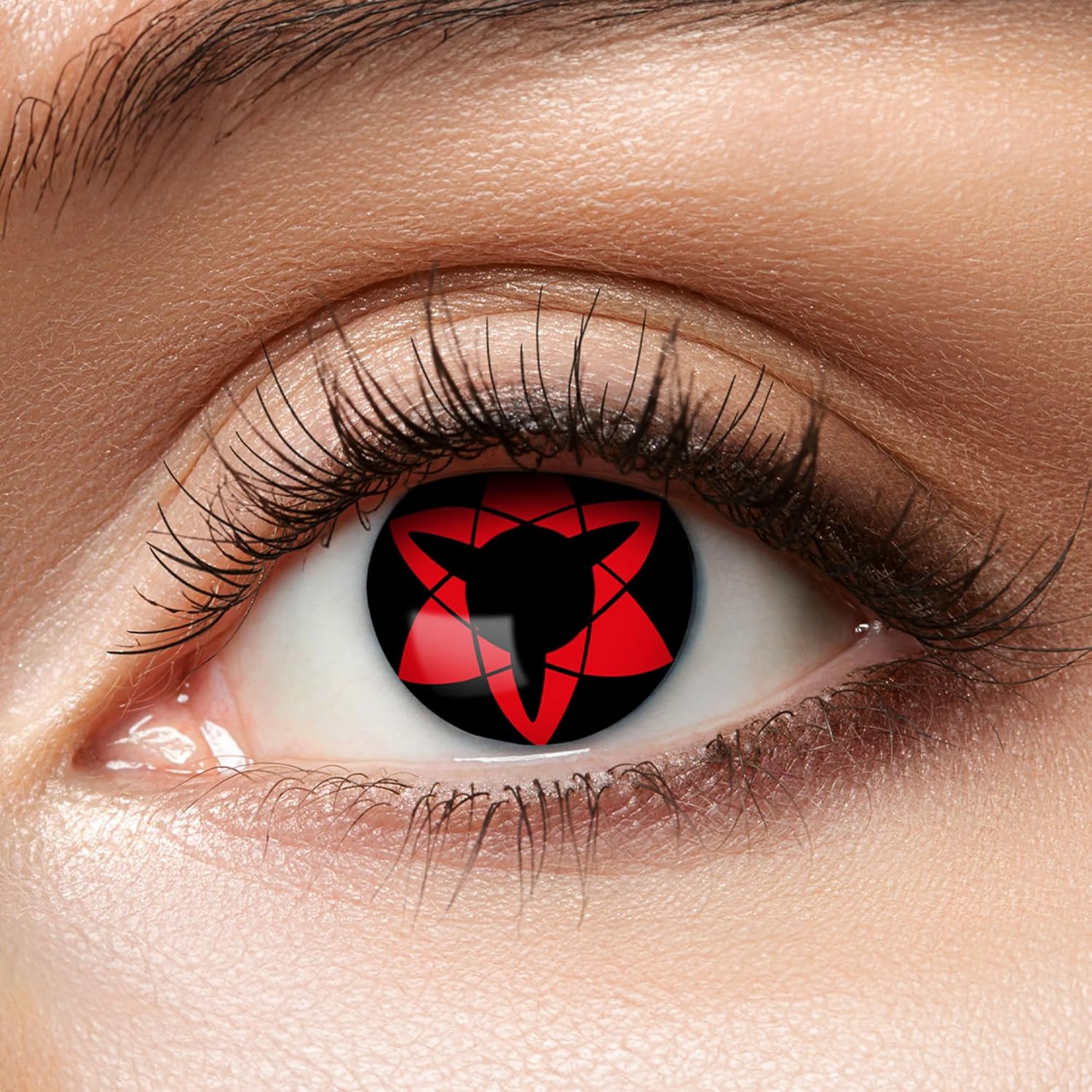 Zoelibat Eyecatcher 3-month contact lenses Sasuke's Mangekyo 8