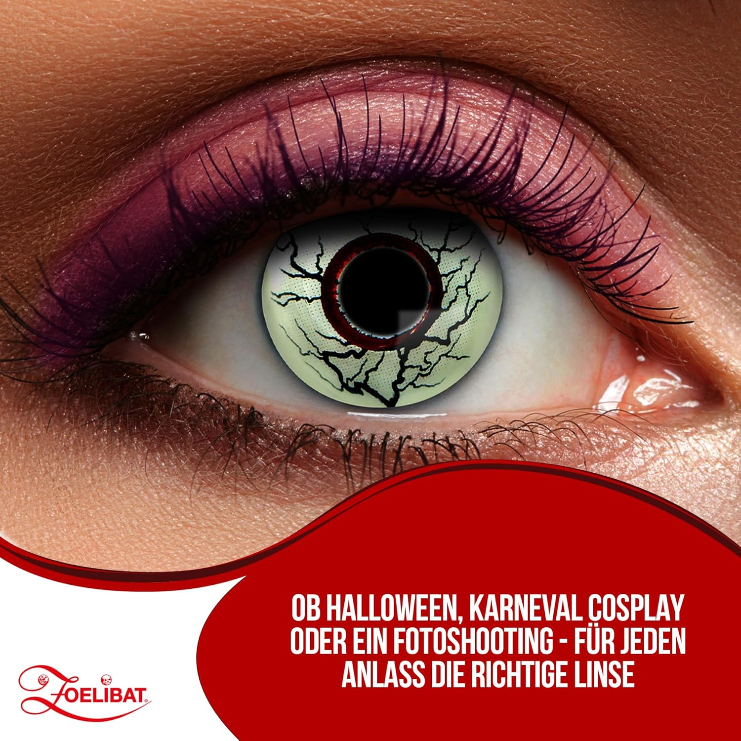 Zoelibat Eyecatcher 3 Monats-Kontaktlinsen Monster Vein Eye 13
