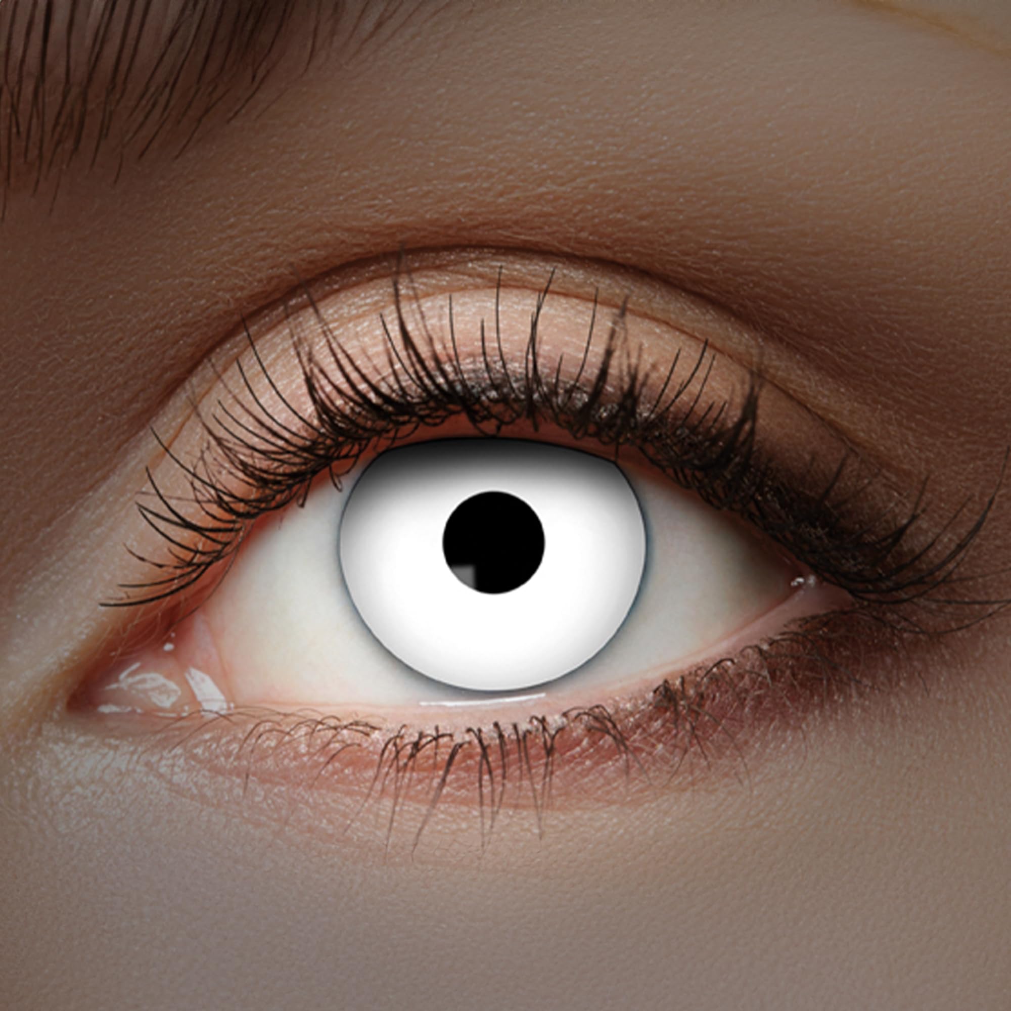 Zoelibat Eyecatcher UV 1 Monthly Contact Lenses Flash White 8