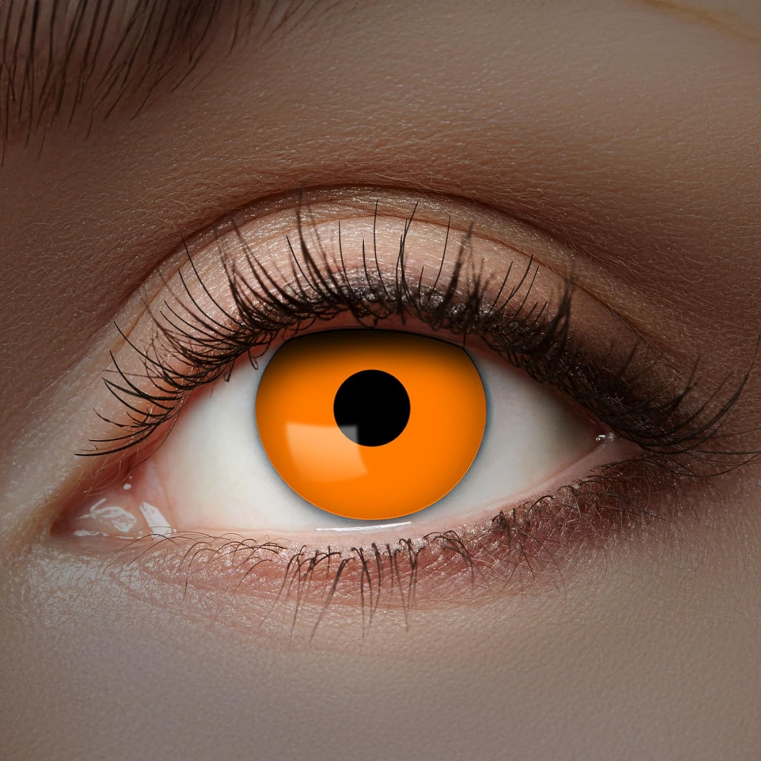 Zoelibat Eyecatcher UV 1 Monthly Contact Lenses Flash Orange 8