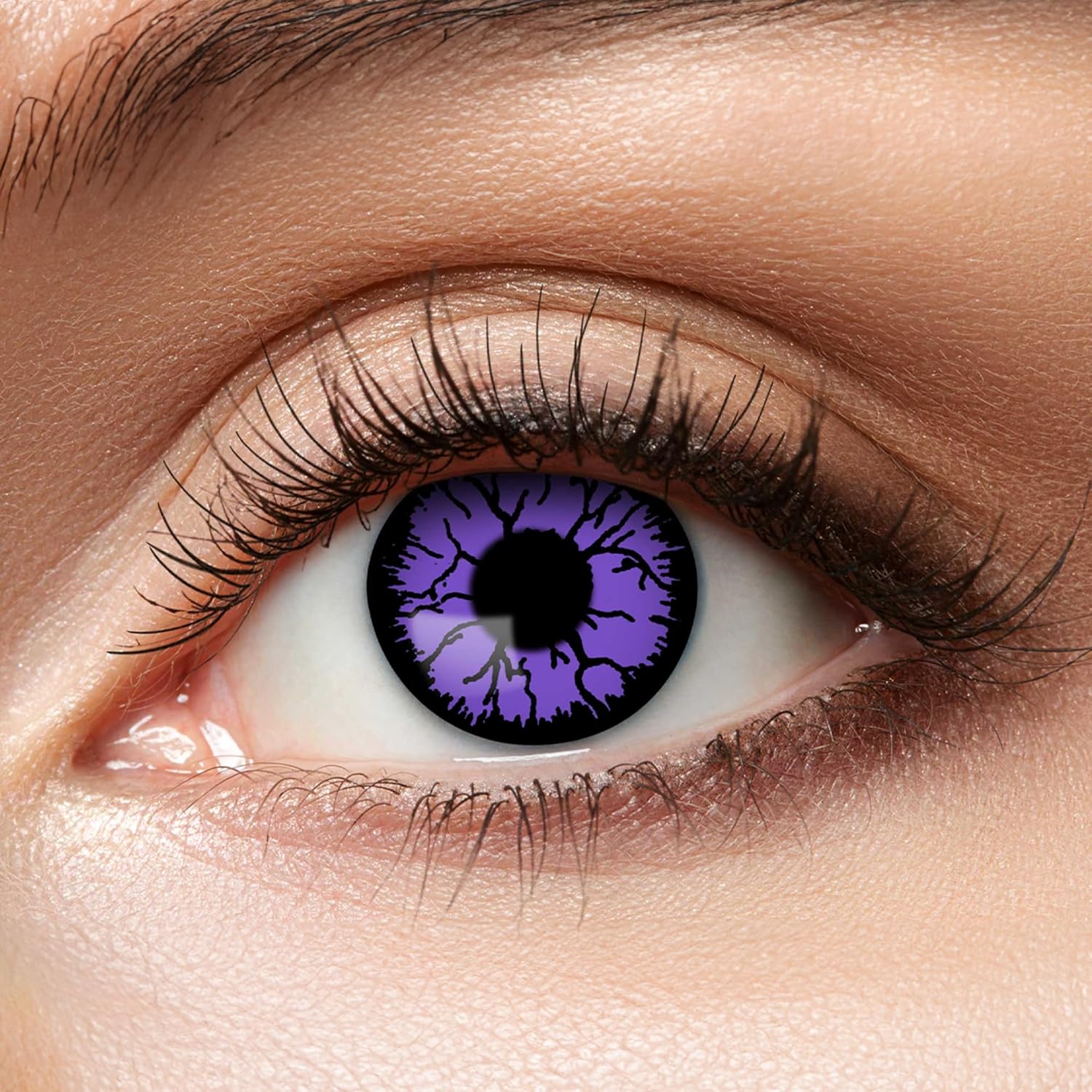 Zoelibat Eyecatcher 3 Monats-Kontaktlinsen Purple Point 8