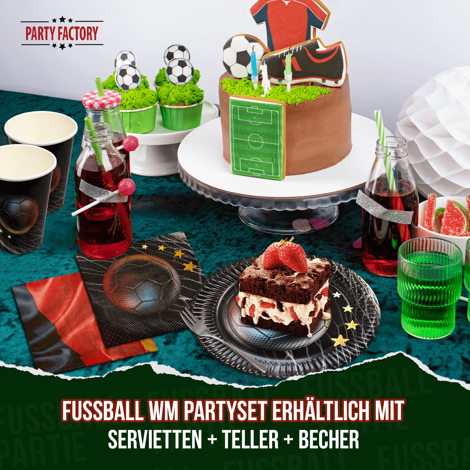 Becher Fußball WM Deutschland 8er-Pack 250 ml 13