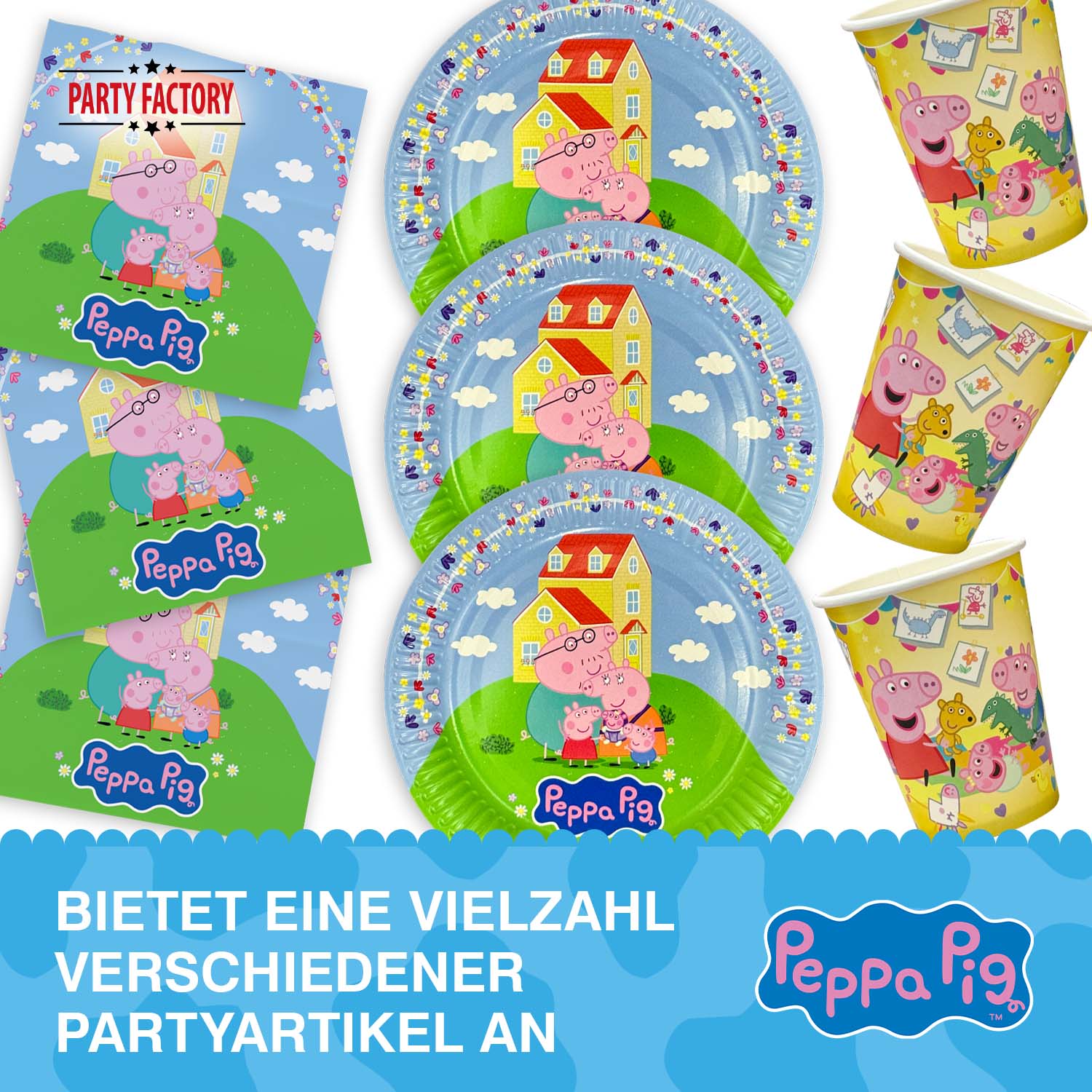 Peppa Pig Napkins 3-ply 20 pieces 8