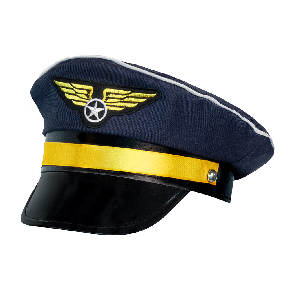 Pilotenmütze Roger – Verstellbare Flugkapitän Mütze für Kostüm, Karneval & Party 2
