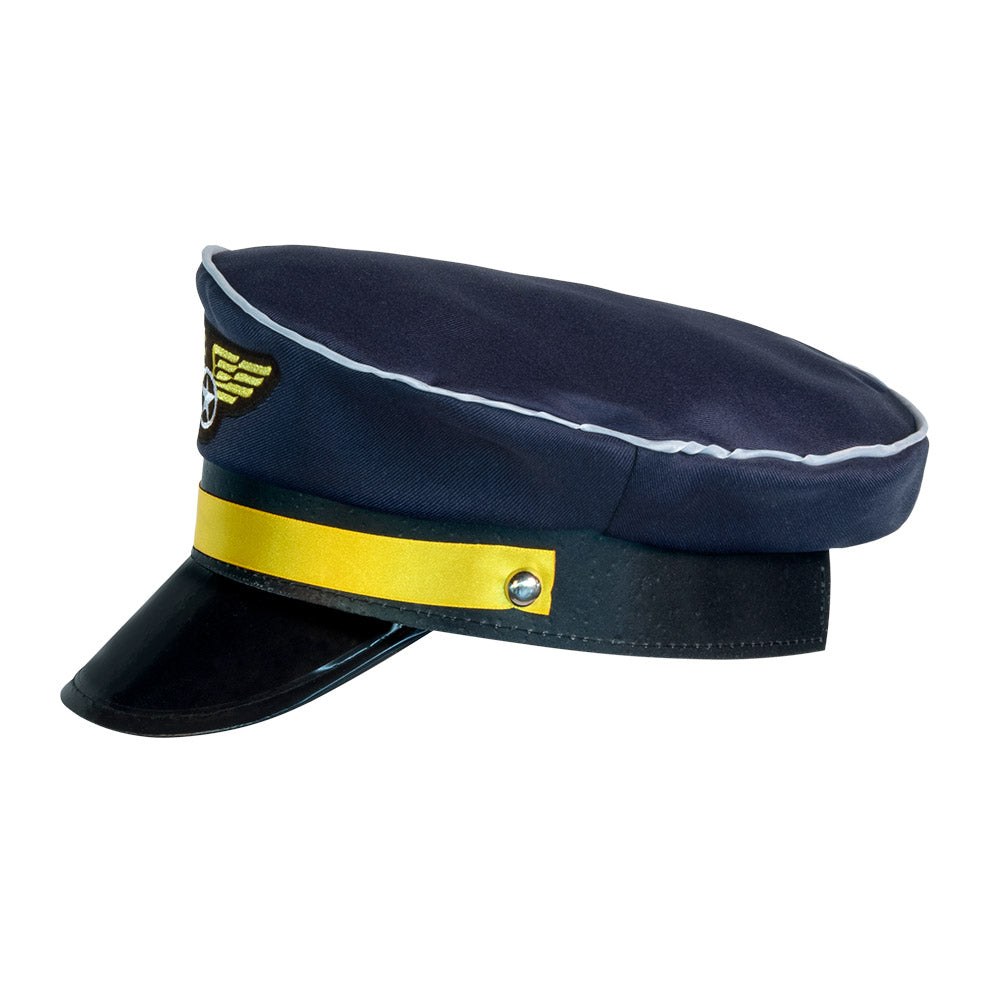 Pilotenmütze Roger – Verstellbare Flugkapitän Mütze für Kostüm, Karneval & Party 3