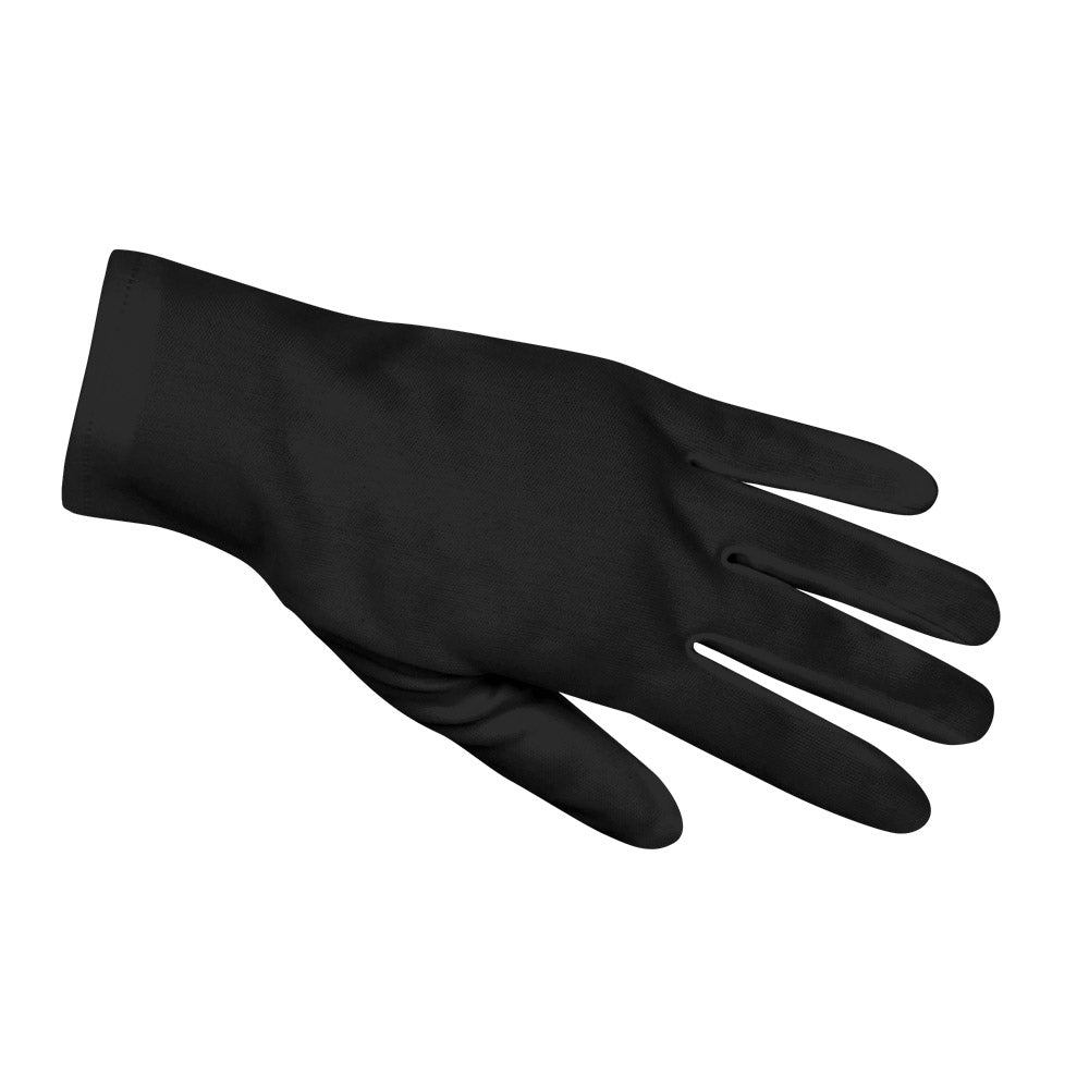 Handschuhe schwarz – Basic Kurz-Handschuhe bis Handgelenk für Kostüm & Karneval 3