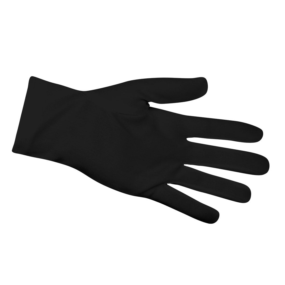 Handschuhe schwarz – Basic Kurz-Handschuhe bis Handgelenk für Kostüm & Karneval 4