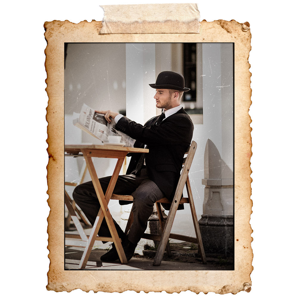Derby bowler hat – a classic black hat for gentlemen's costumes, carnivals &amp; theatre. 5
