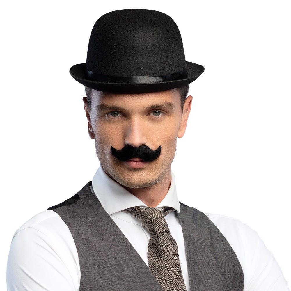 Derby bowler hat – a classic black hat for gentlemen's costumes, carnivals &amp; theatre. 6