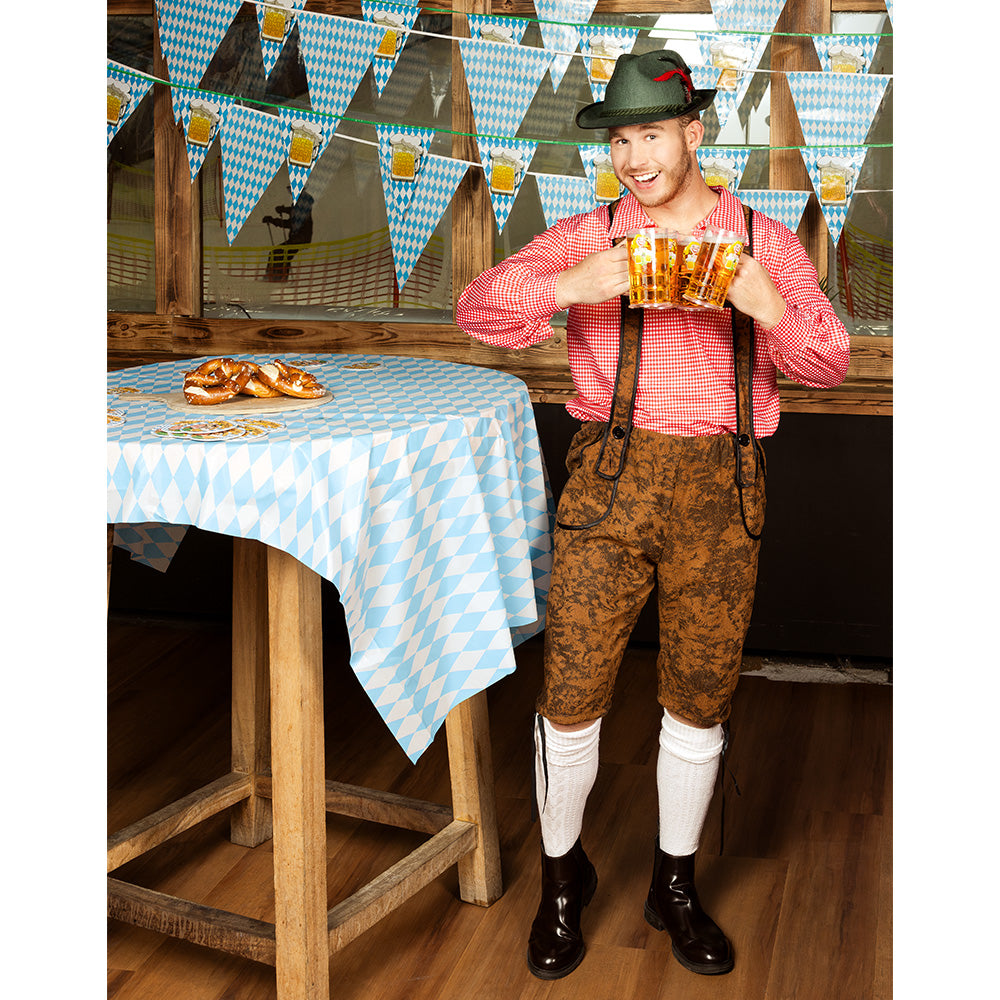Green Tyrolean hat – Oktoberfest hat with feather &amp; decorative band for traditional costumes &amp; carnival 4