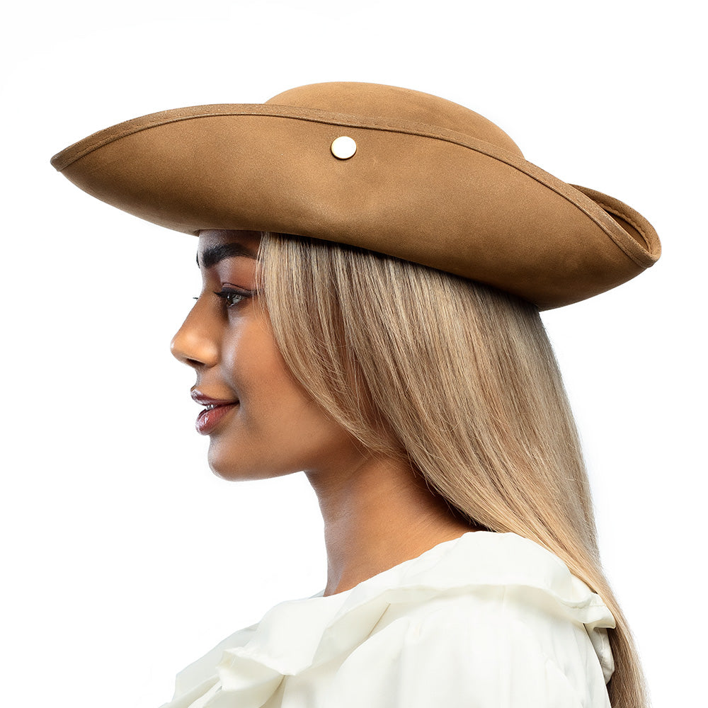 Pirate hat Charles brown tricorn hat for pirate costume, carnival &amp; theme party 3