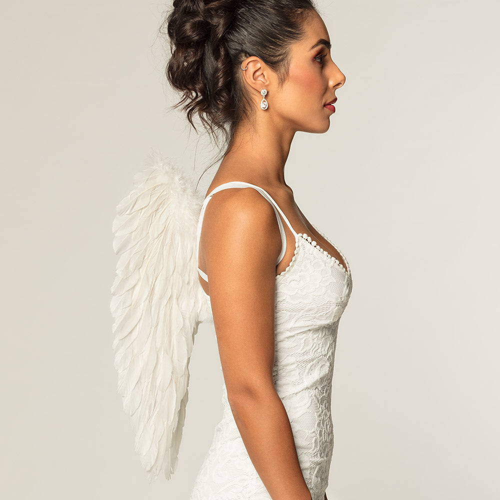 Angel Wings Divine White 50x50 cm – Costume Accessory for Angels &amp; Carnival 2