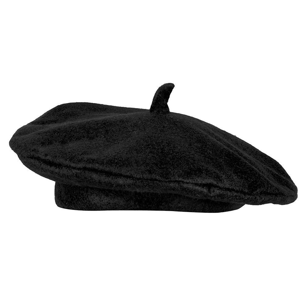 Black French beret – Classic beret for carnival &amp; costume 2