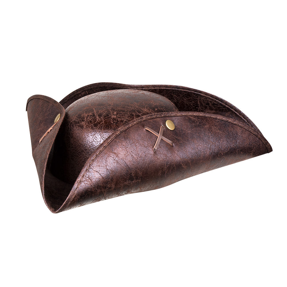 Pirate hat Admiral Valerie brown tricorn for women and men 2