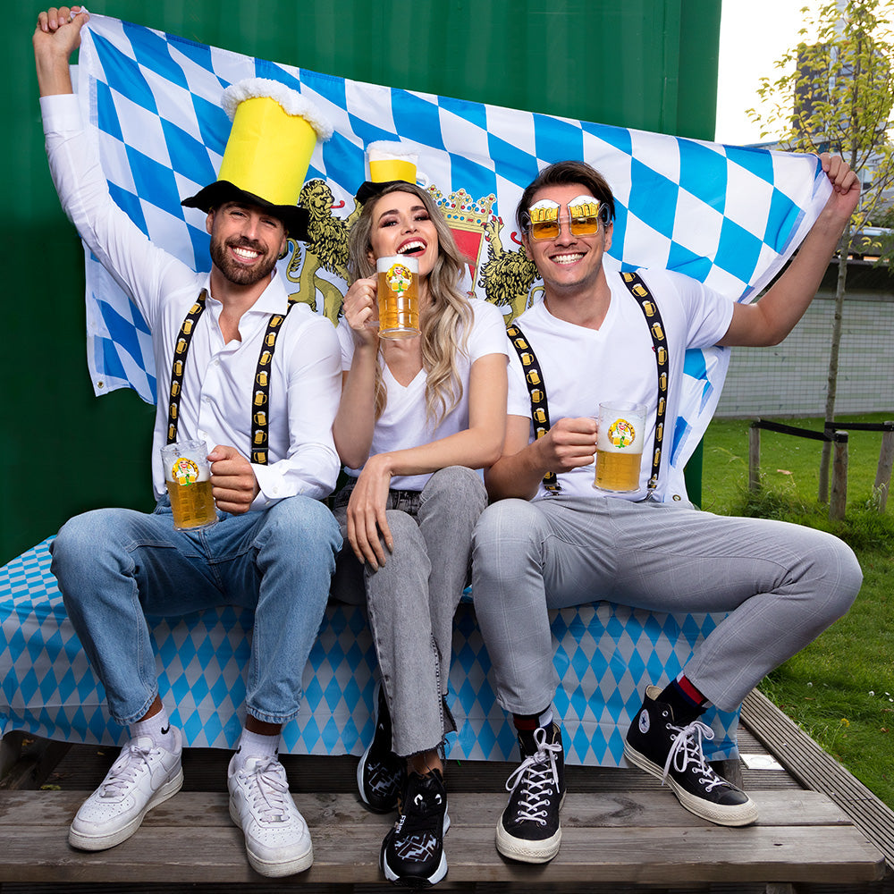 Hut Bier, Lustiger Partyhut in Bierkrug-Form für Herren & Damen, Oktoberfest 3