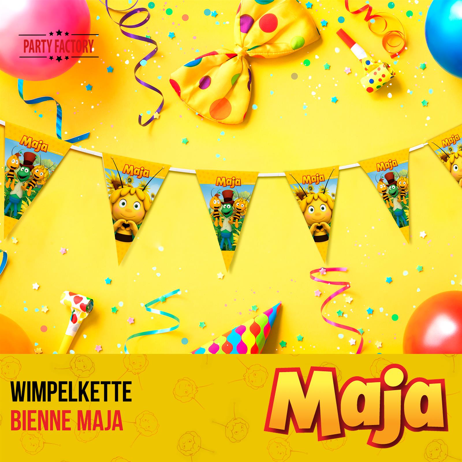 Biene Maja Wimpelkette 5 m 2