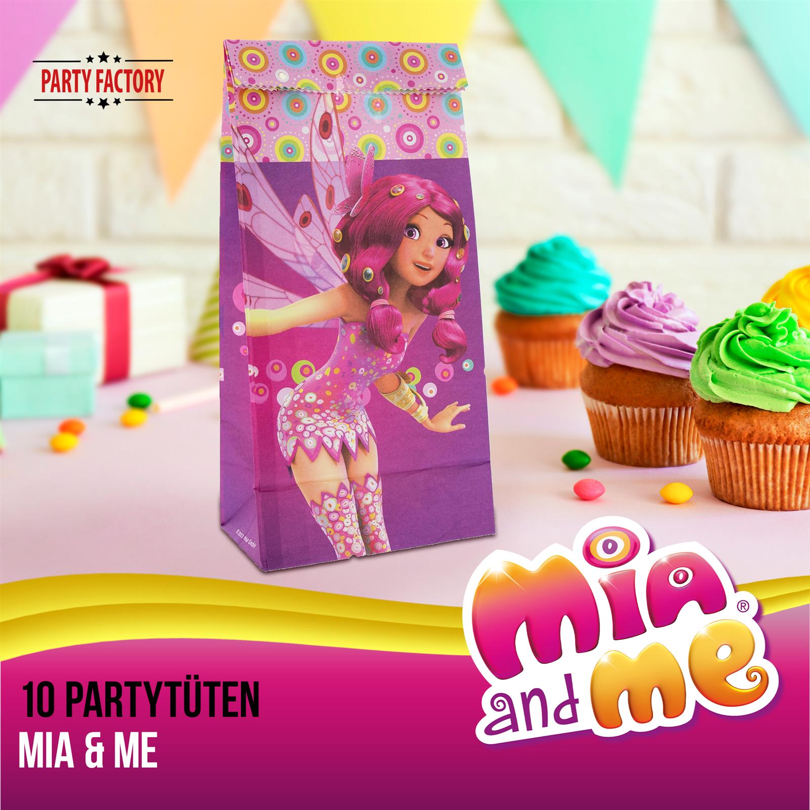 Mia and Me Party-Tüte Papier inkl. Sticker 10 Stk. 11