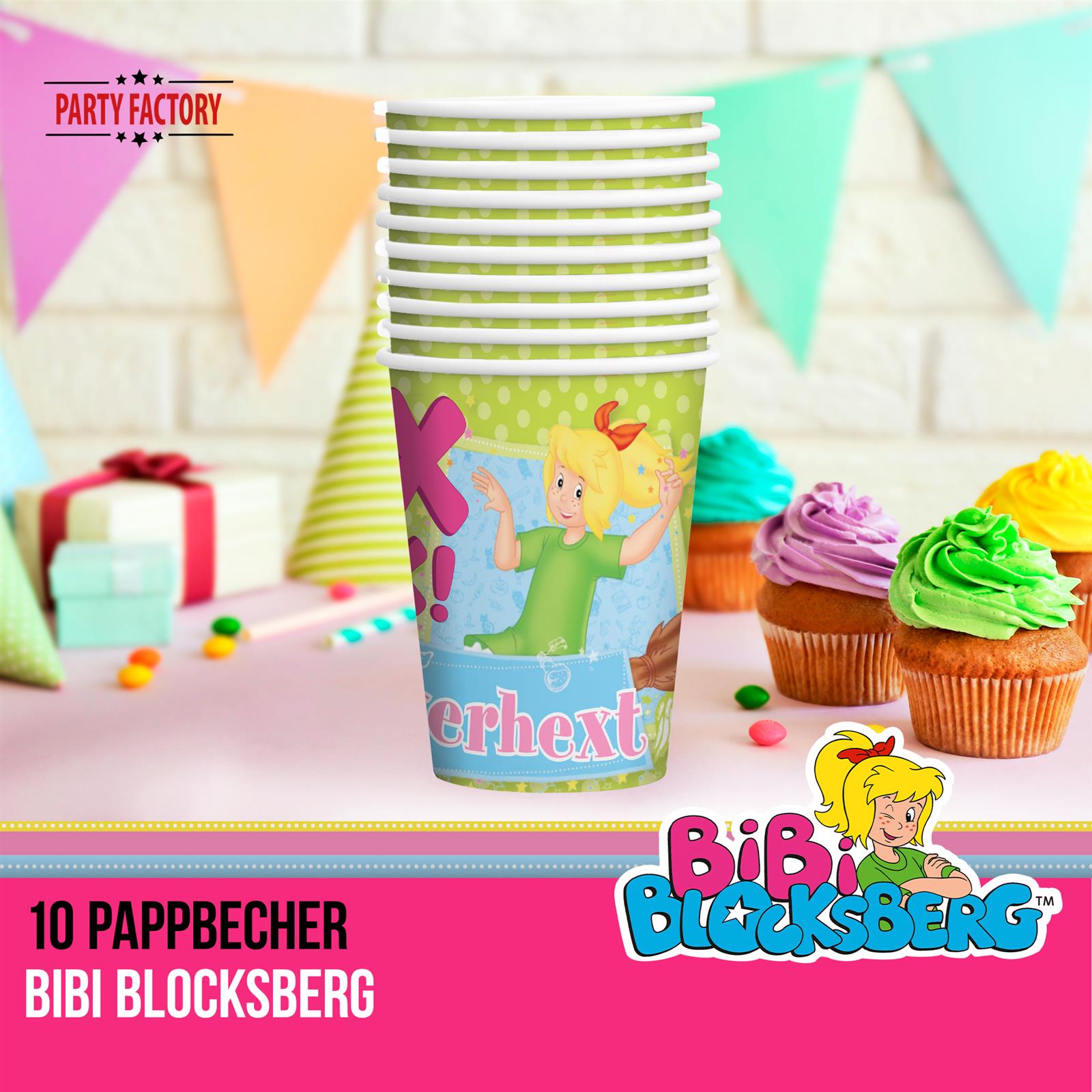 Bibi Blocksberg Becher 250 ml 10er-Pack 2