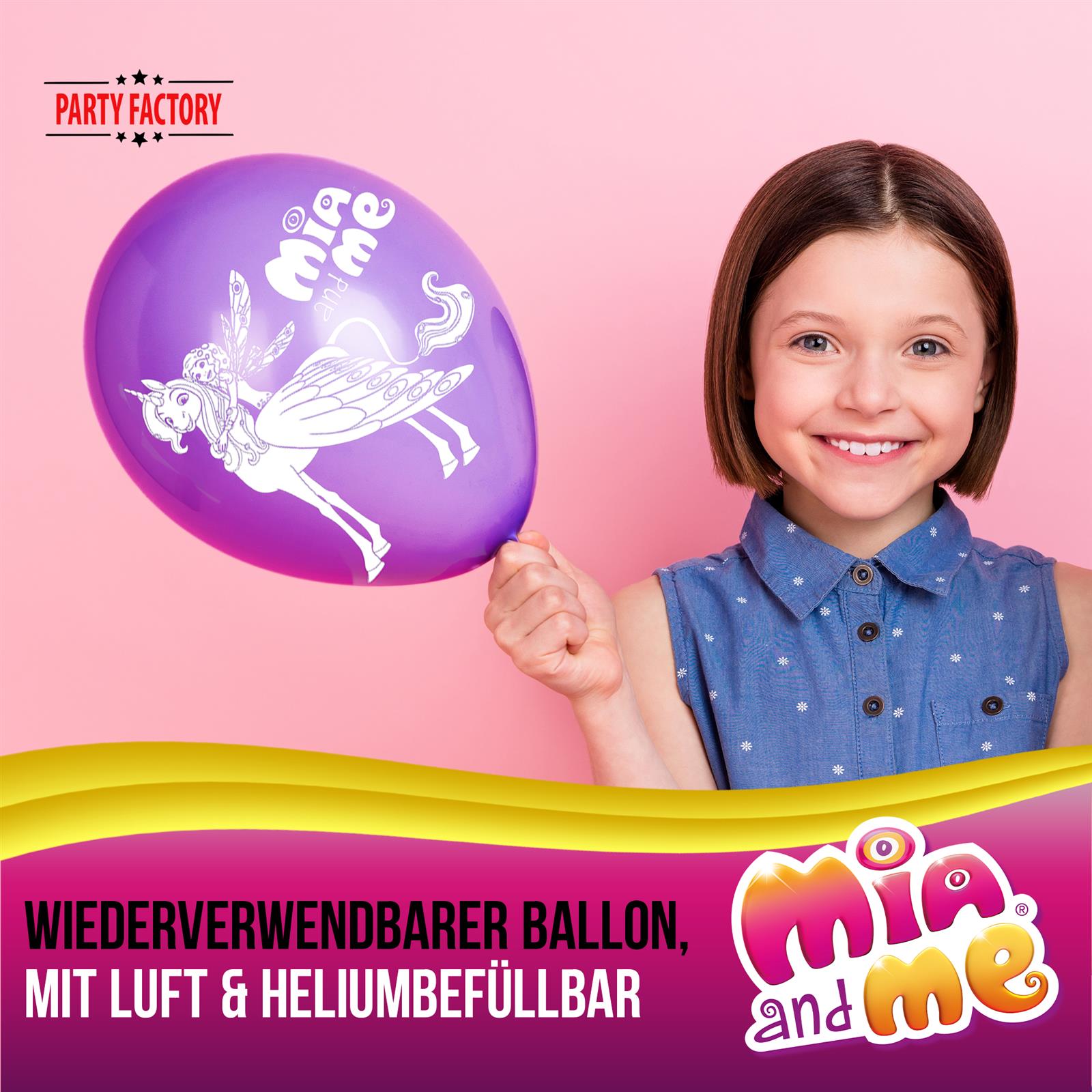 Mia and Me Latex Balloons Set 25 cm 10 pcs. 2