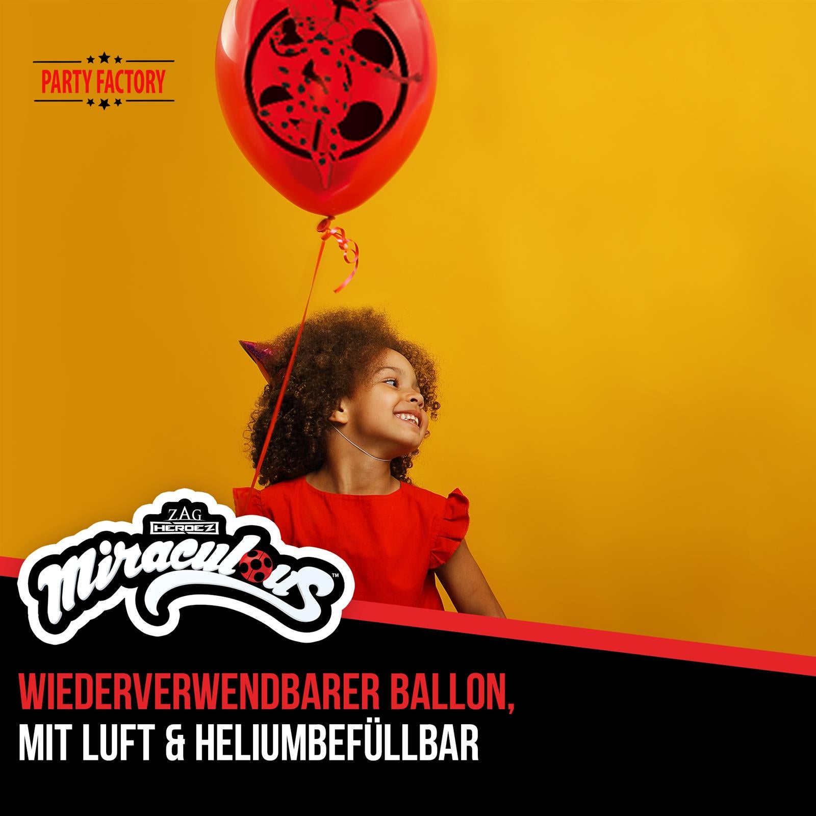 Miraculous Latexballons Set 25 cm 10 Stk. 2