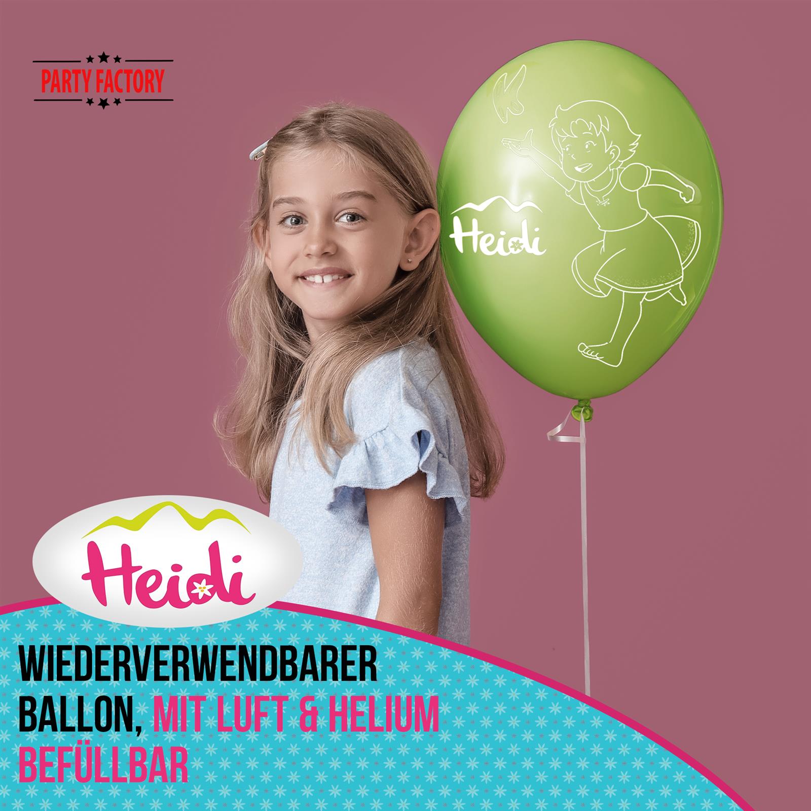 Heidi Latex Balloons Set 25 cm 10 pcs. 2