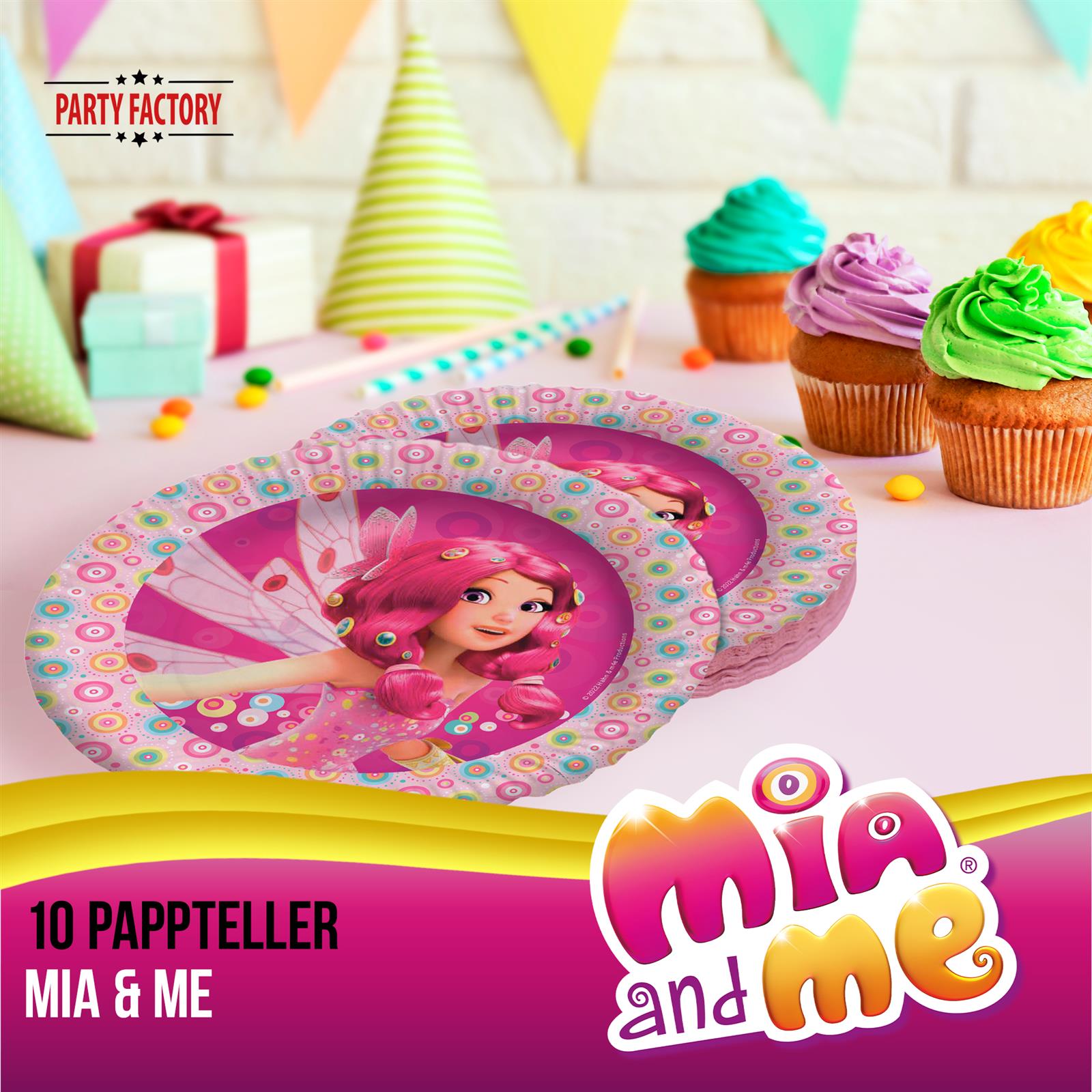 Mia and Me Paper Plates 23 cm 10 Pieces 2