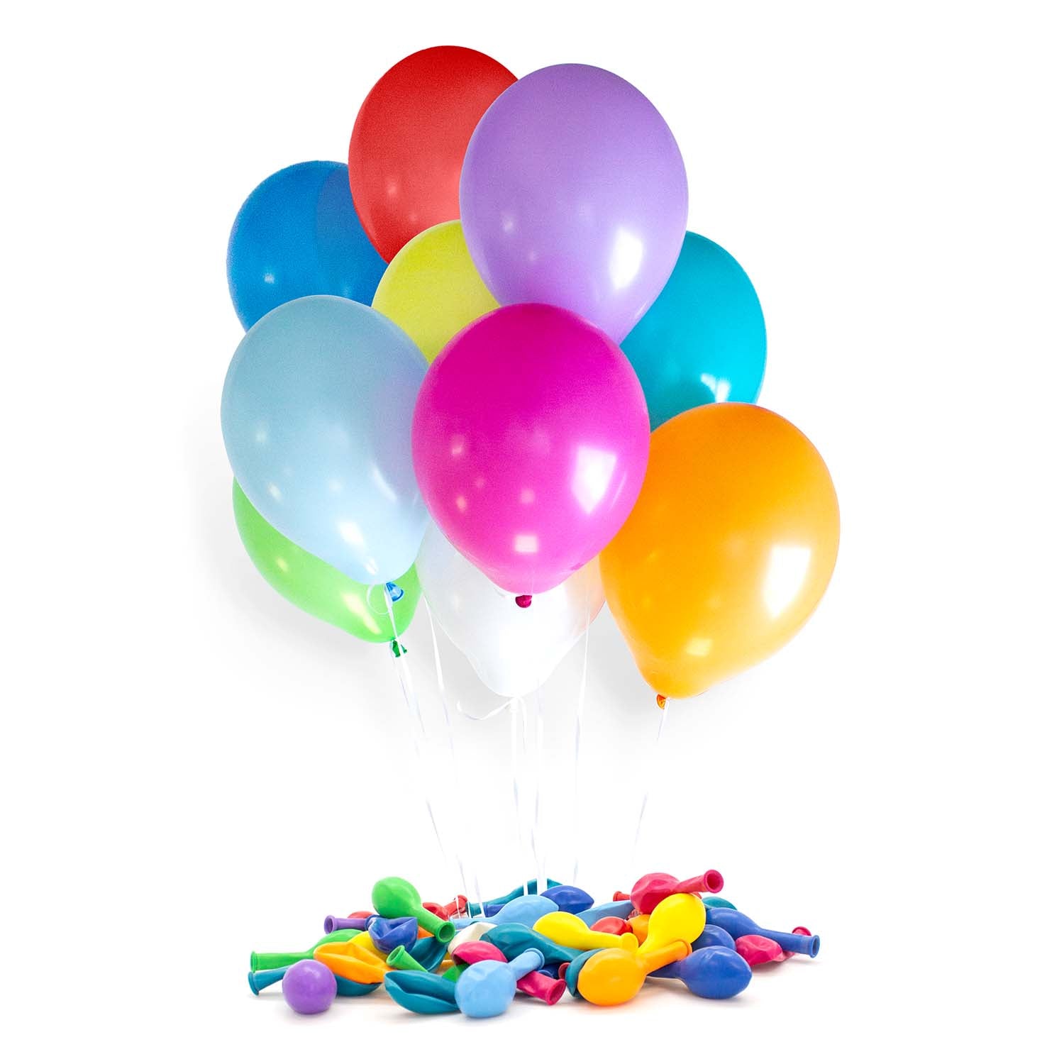 20er Set Latexballons uni bunt, ø25cm 3