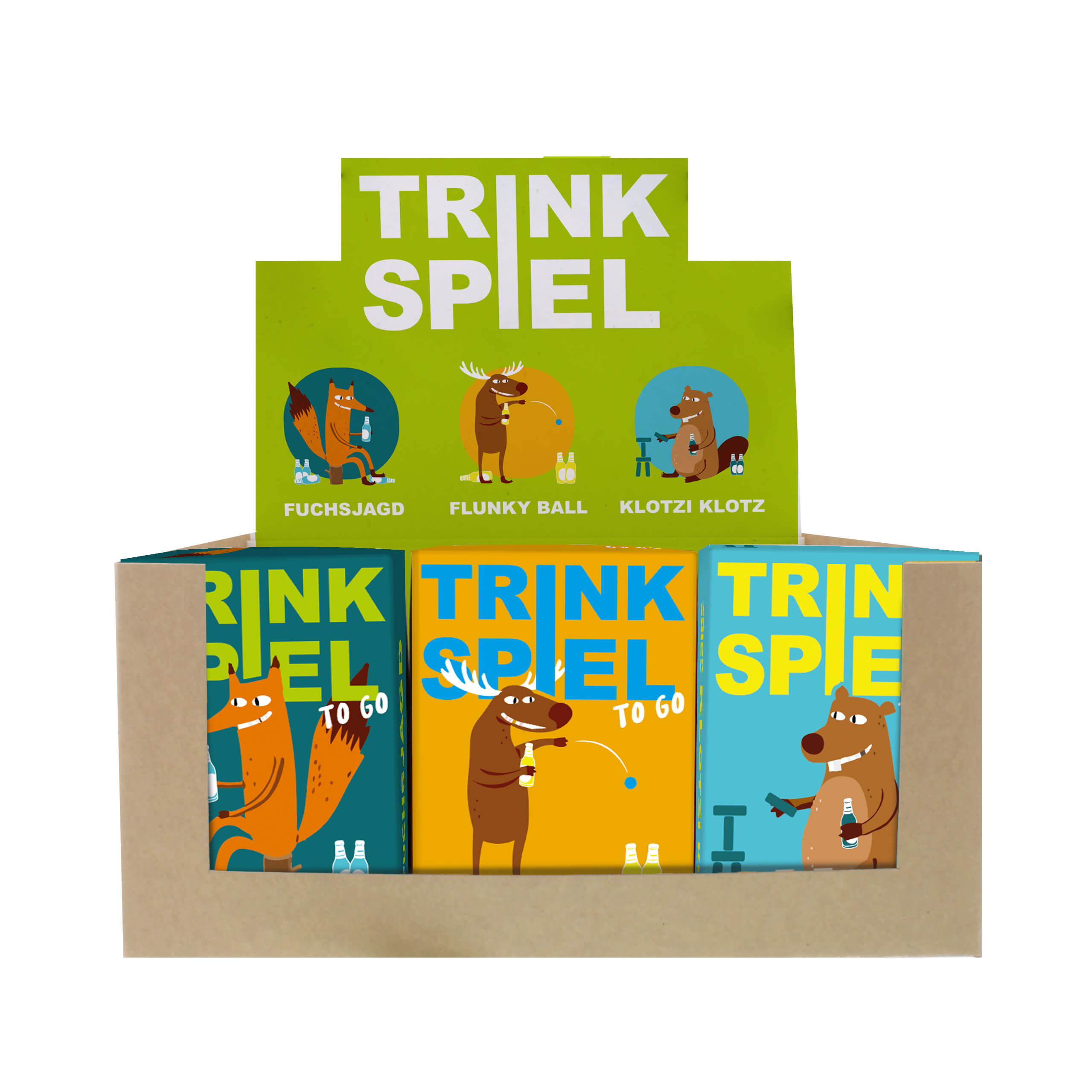 Mini Trinkspiele im 18er Display sortiert 2