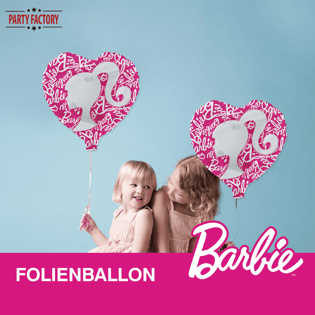 Folienballon Barbie Herz 45cm 9